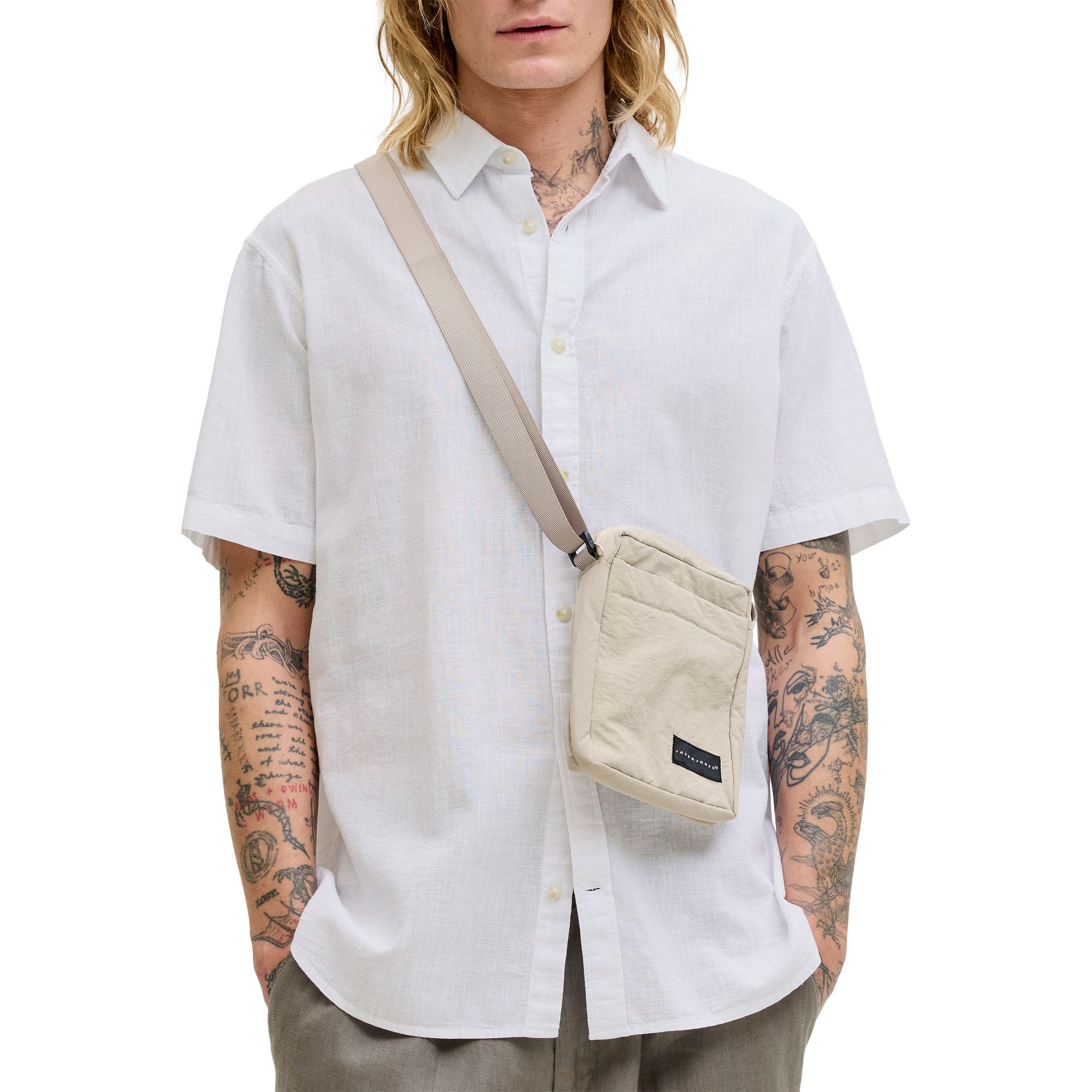 Jack & Jones Summer Linen Blend SS Overhemd Heren