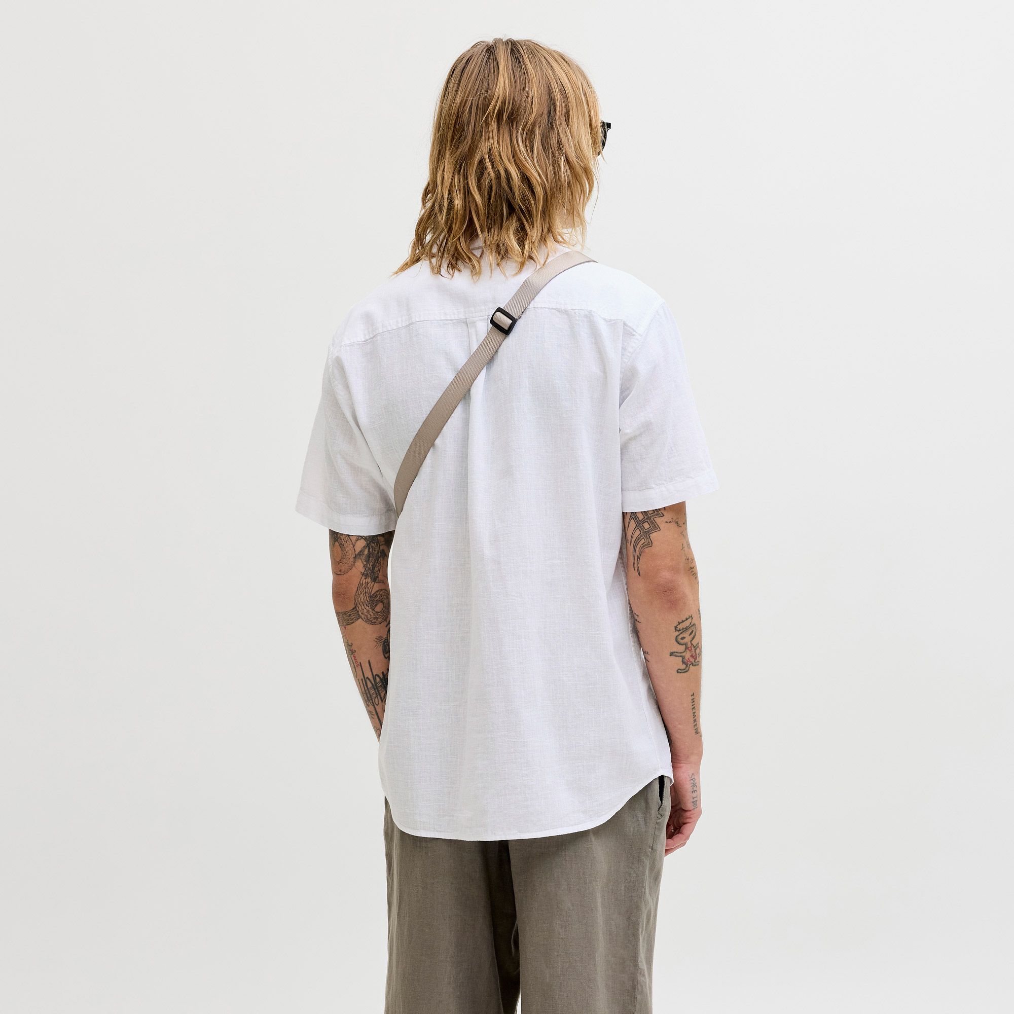 Jack & Jones Summer Linen Blend SS Overhemd Heren
