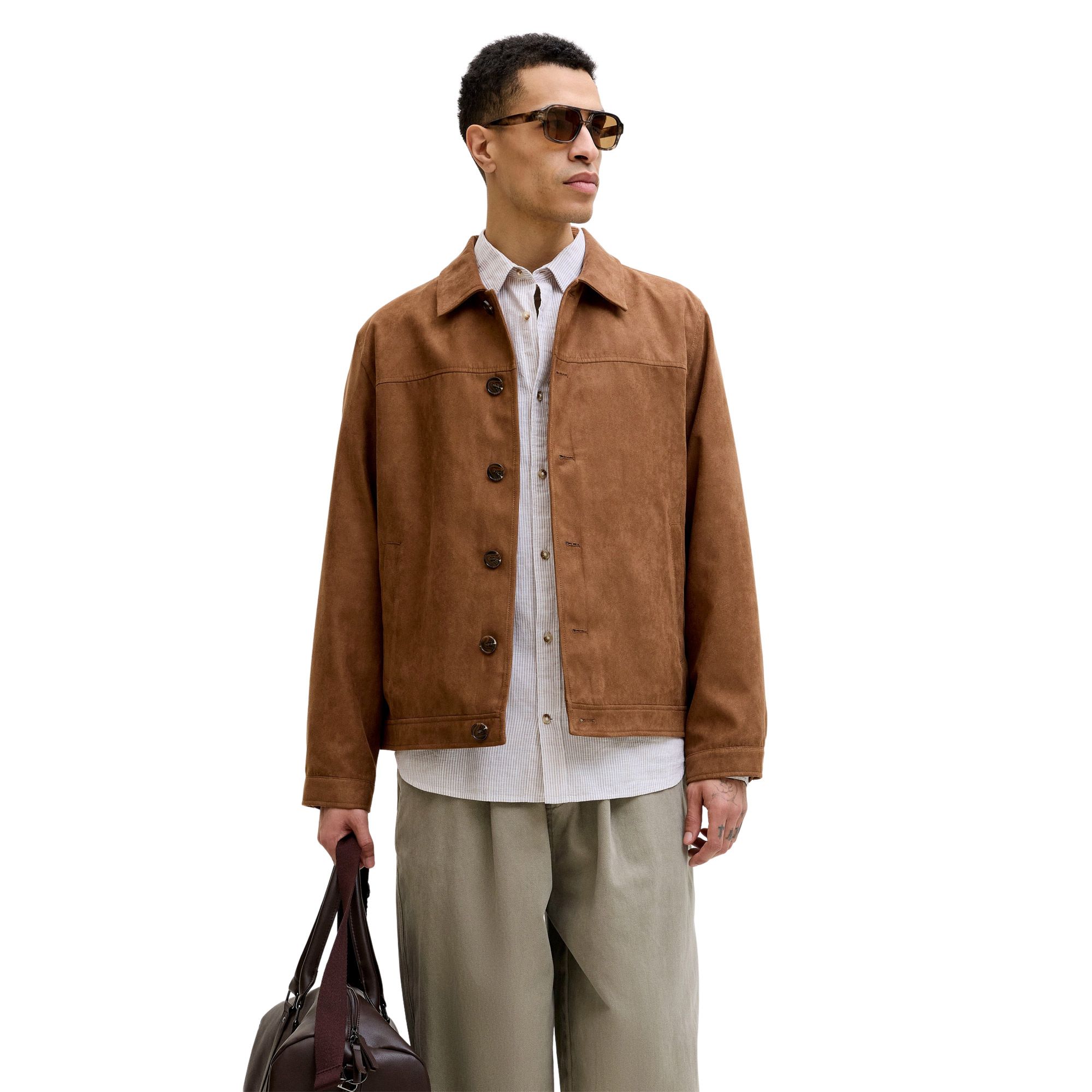 Jack & Jones Summer Linen Blend LS Overhemd Heren