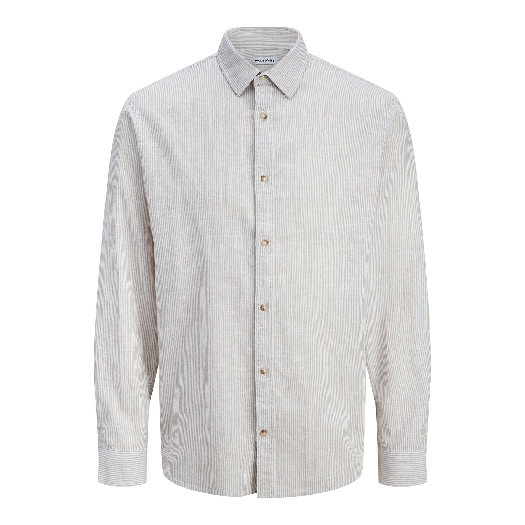 Jack & Jones Summer Linen Blend LS Overhemd Heren