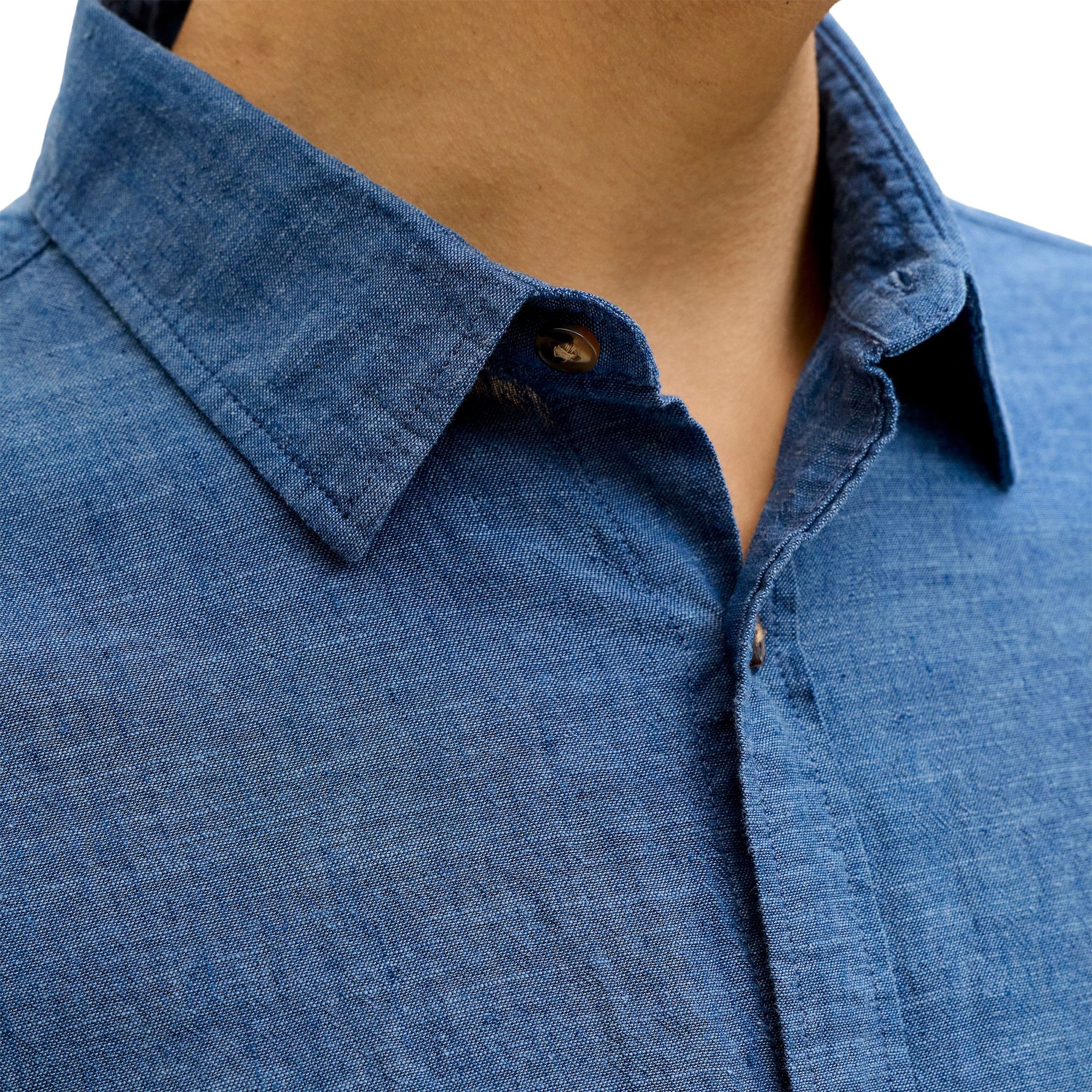 Jack & Jones Summer Linen Blend LS Overhemd Heren