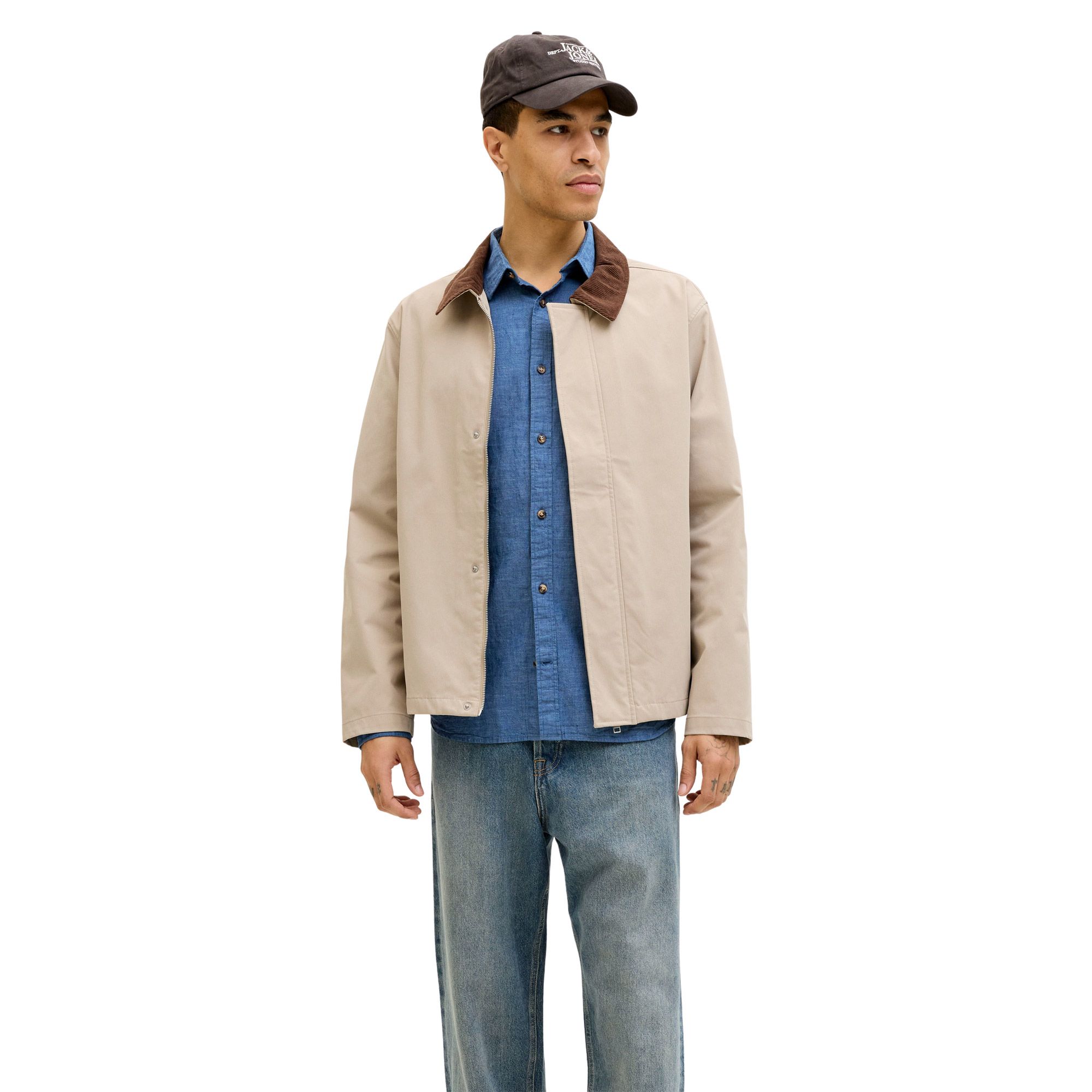 Jack & Jones Summer Linen Blend LS Overhemd Heren