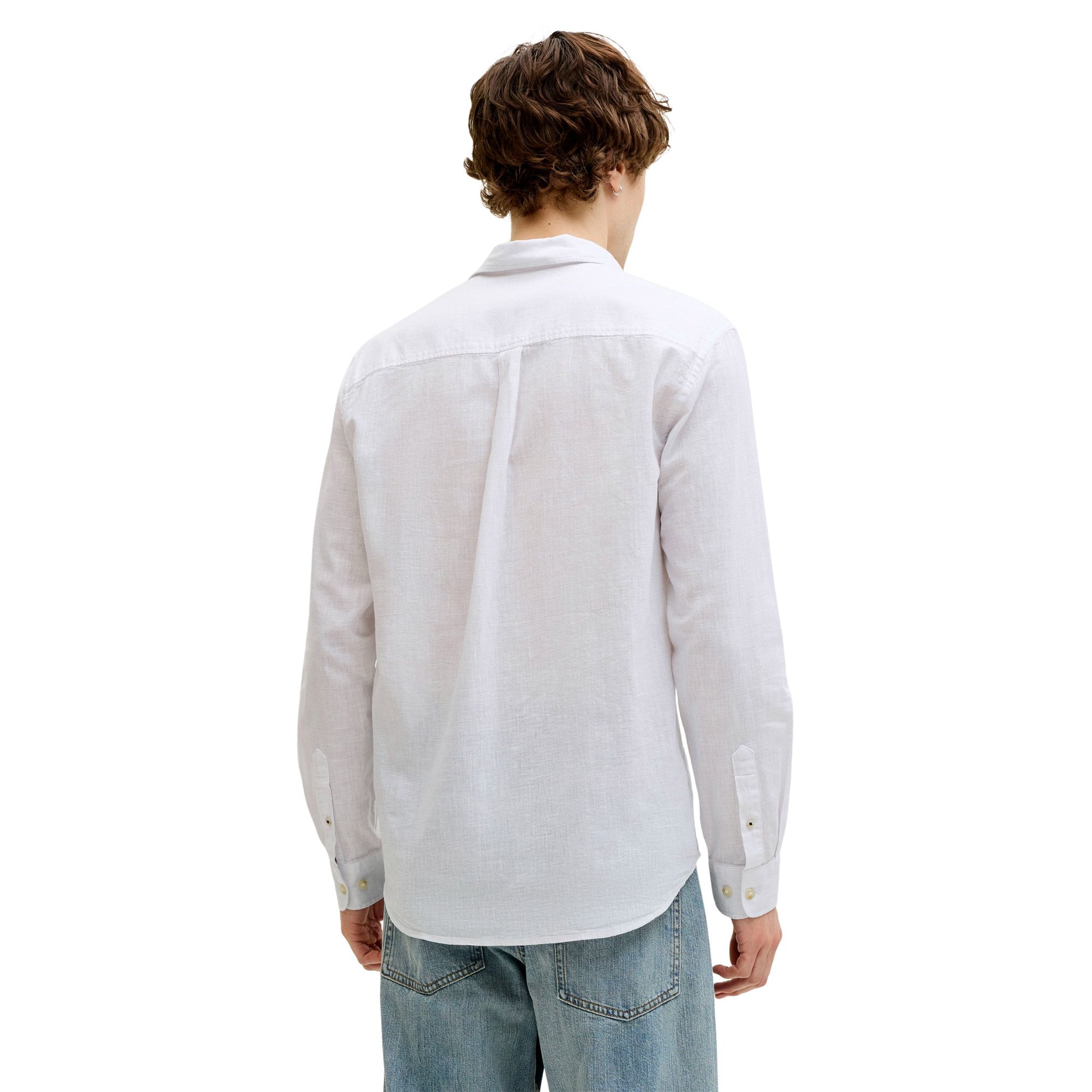 Jack & Jones Summer Linen Blend LS Overhemd Heren