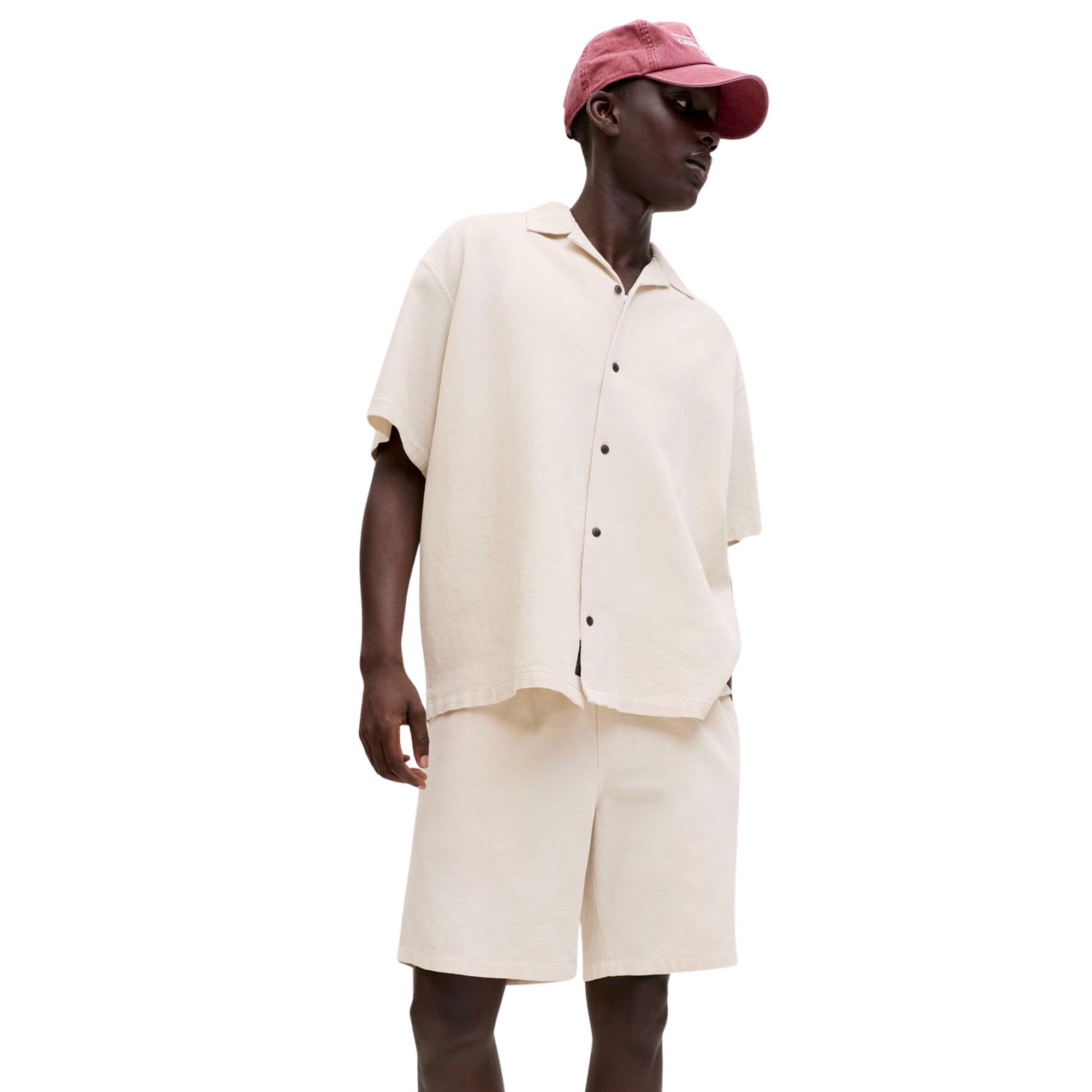 Jack & Jones Global Waffle Resort Overhemd en Short Set Heren
