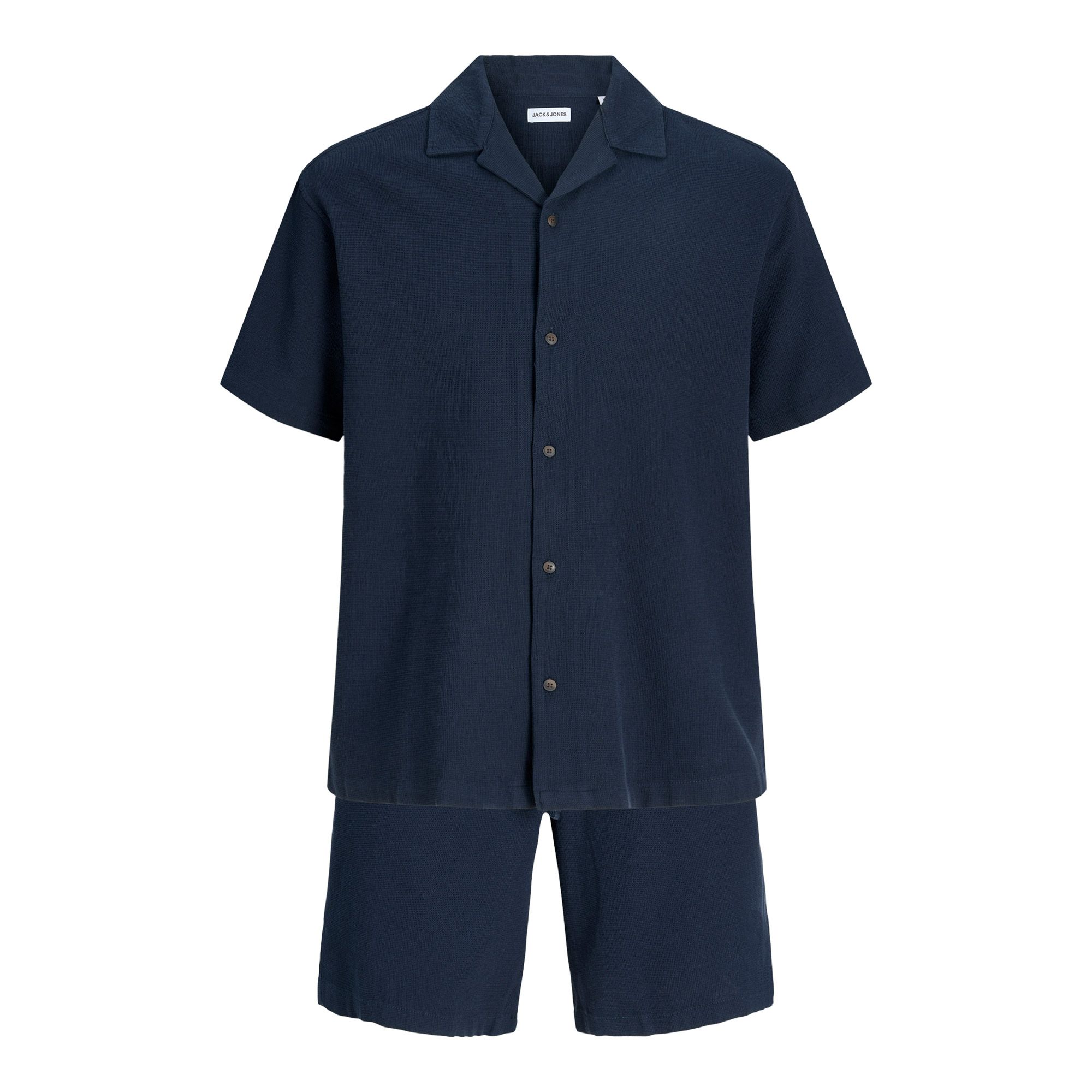Jack & Jones Global Waffle Resort Overhemd en Short Set Heren