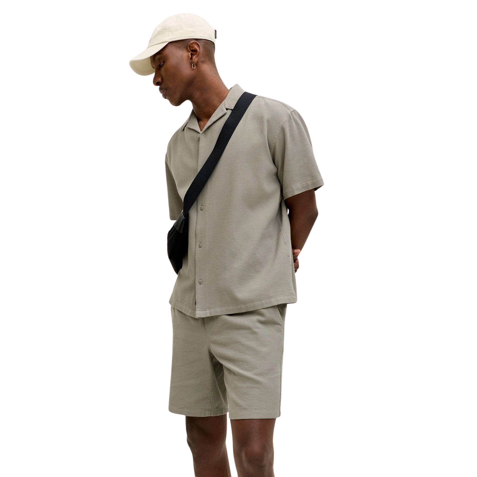 Jack & Jones Global Waffle Resort Overhemd en Short Set Heren