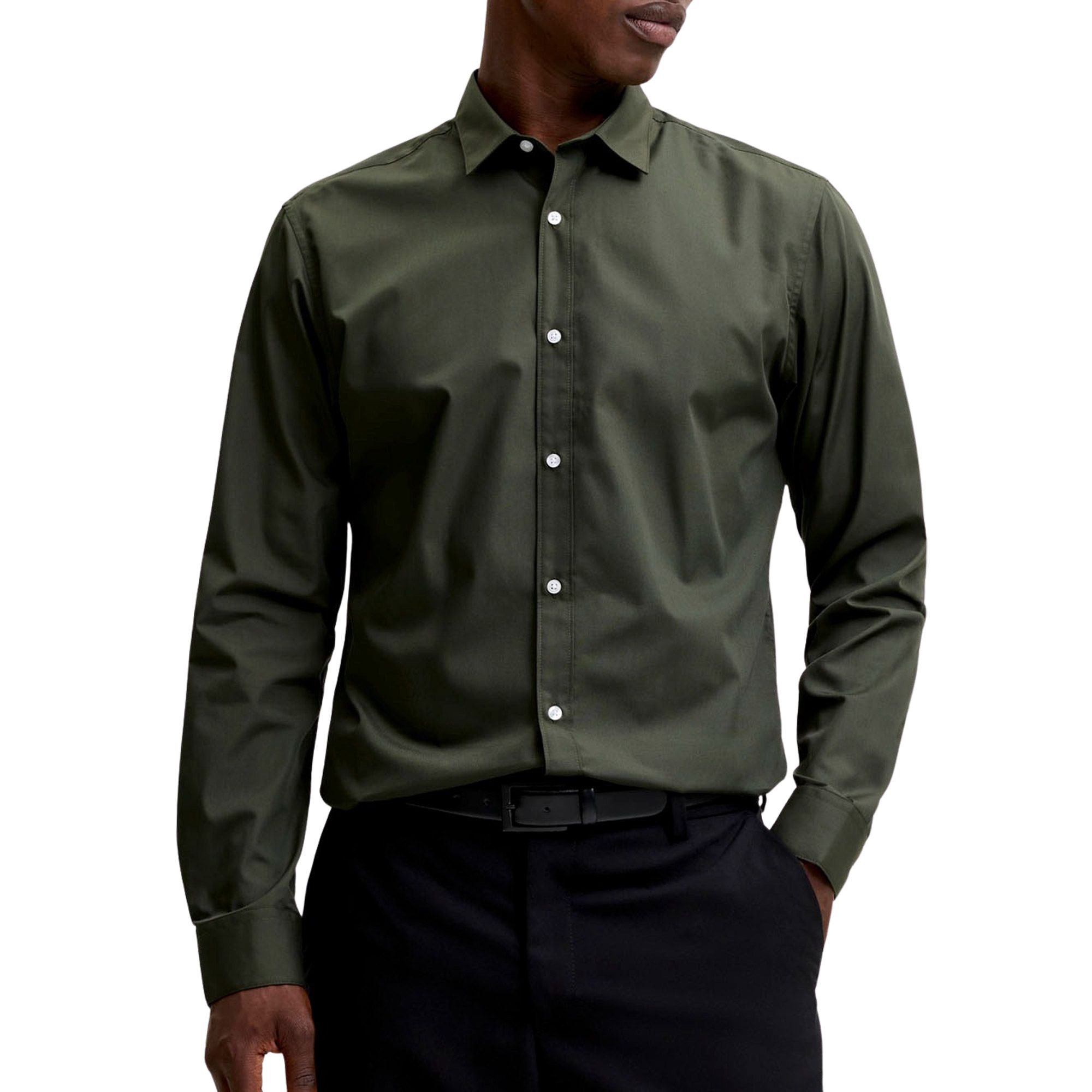 Jack &amp; Jones Essentials Joe Plain Overhemd Heren