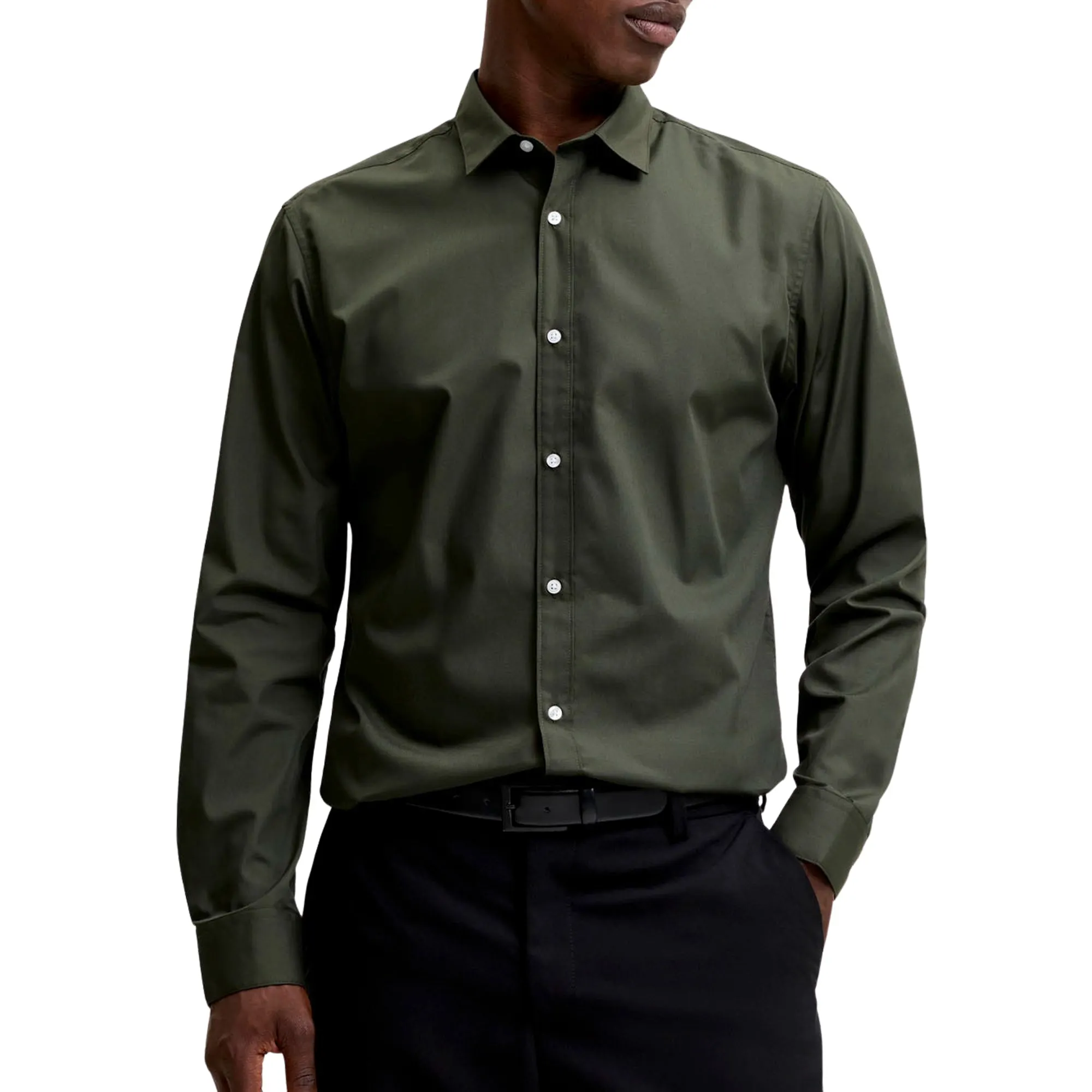 Jack & Jones Essentials Joe Plain Overhemd Heren