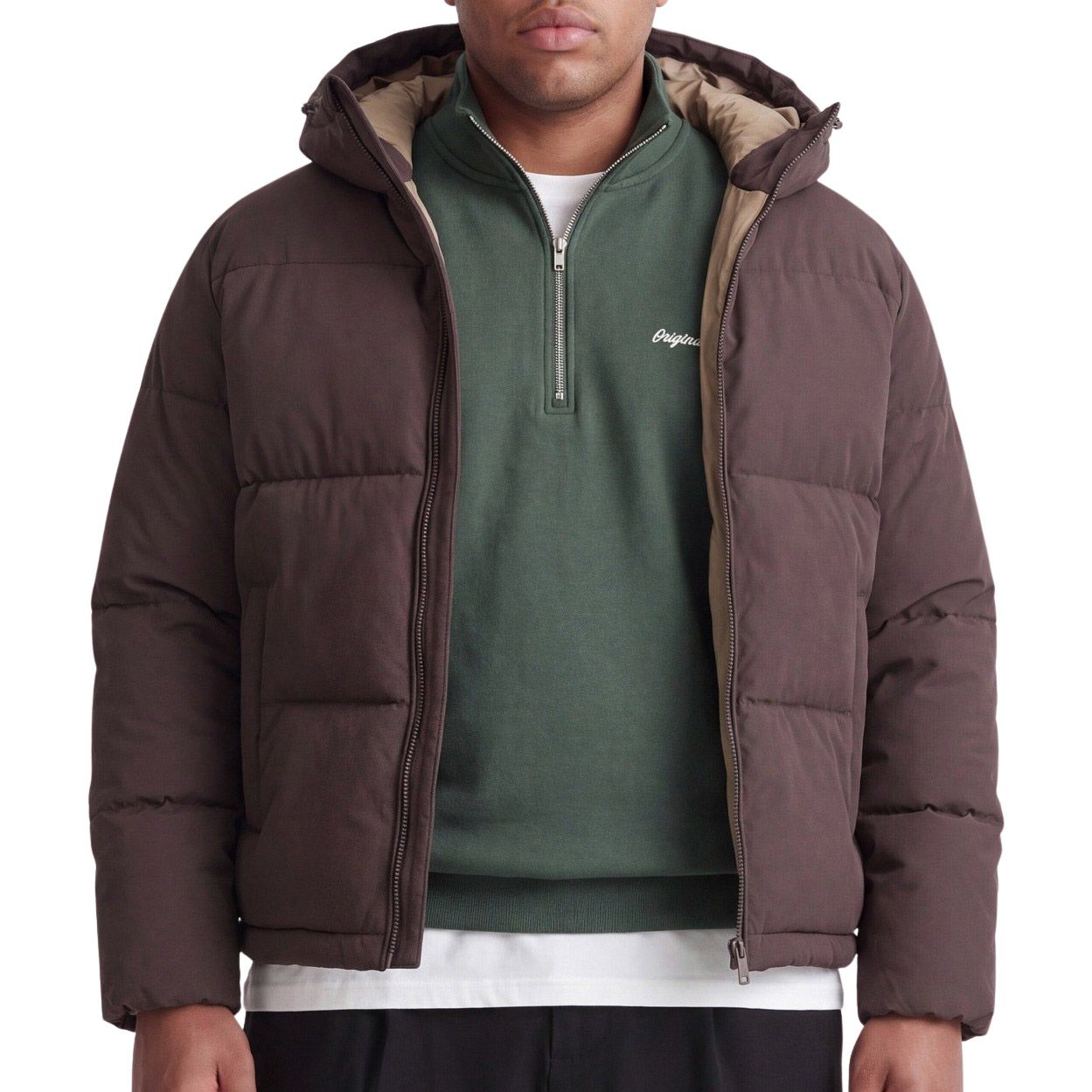 Jack & Jones Galaxy Puffer Winterjas Heren (plussize)