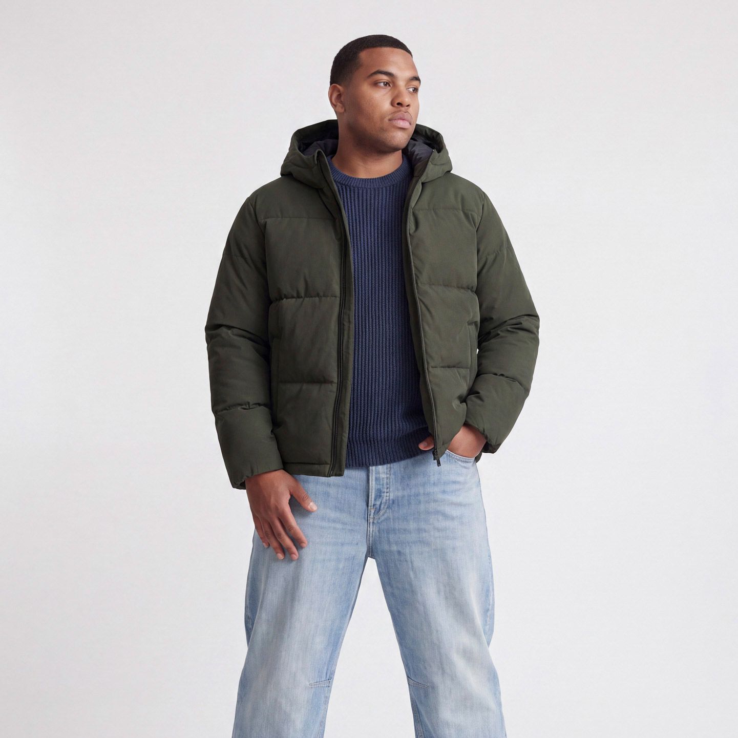Jack & Jones Galaxy Puffer Winterjas Heren (plussize)