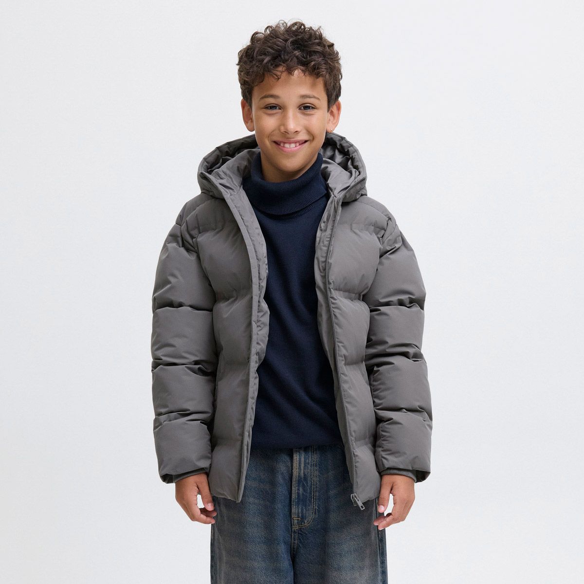 Jack & Jones Essential Soho Hooded Puffer Winterjas Junior