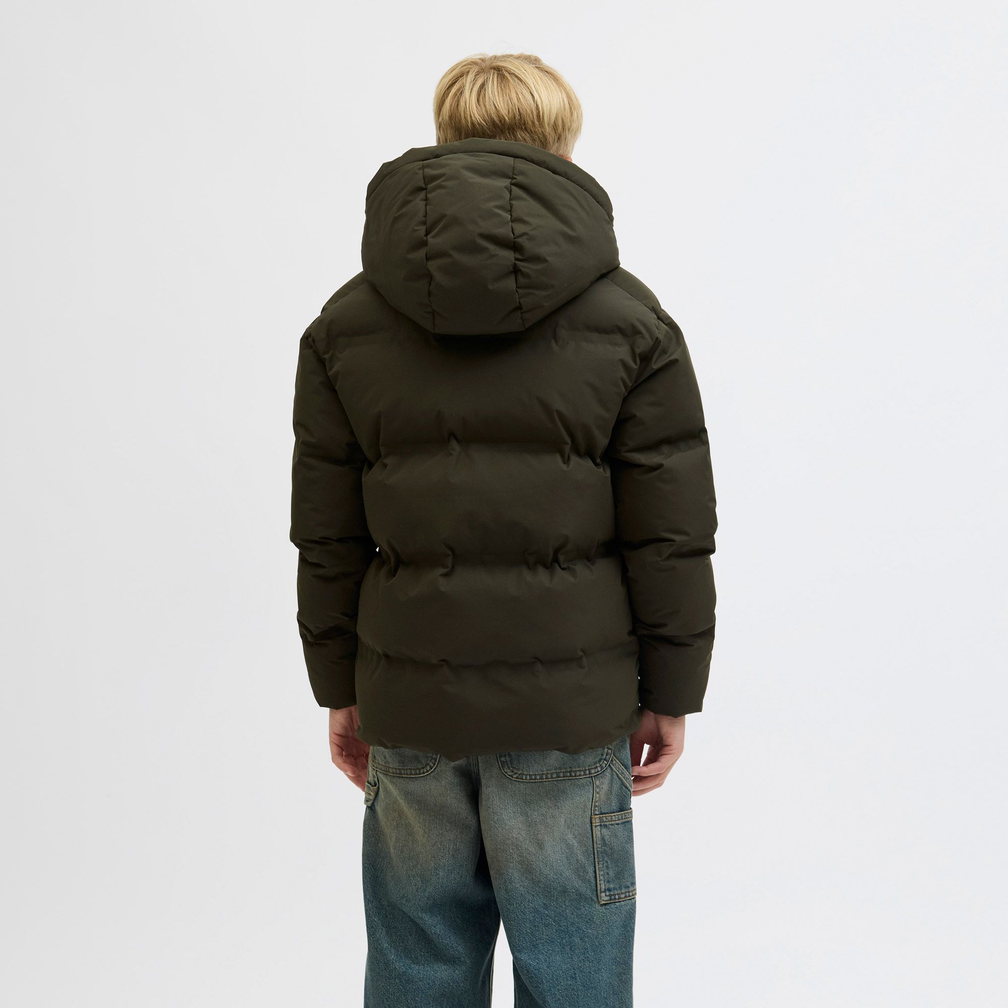 Jack & Jones Essential Soho Hooded Puffer Winterjas Junior