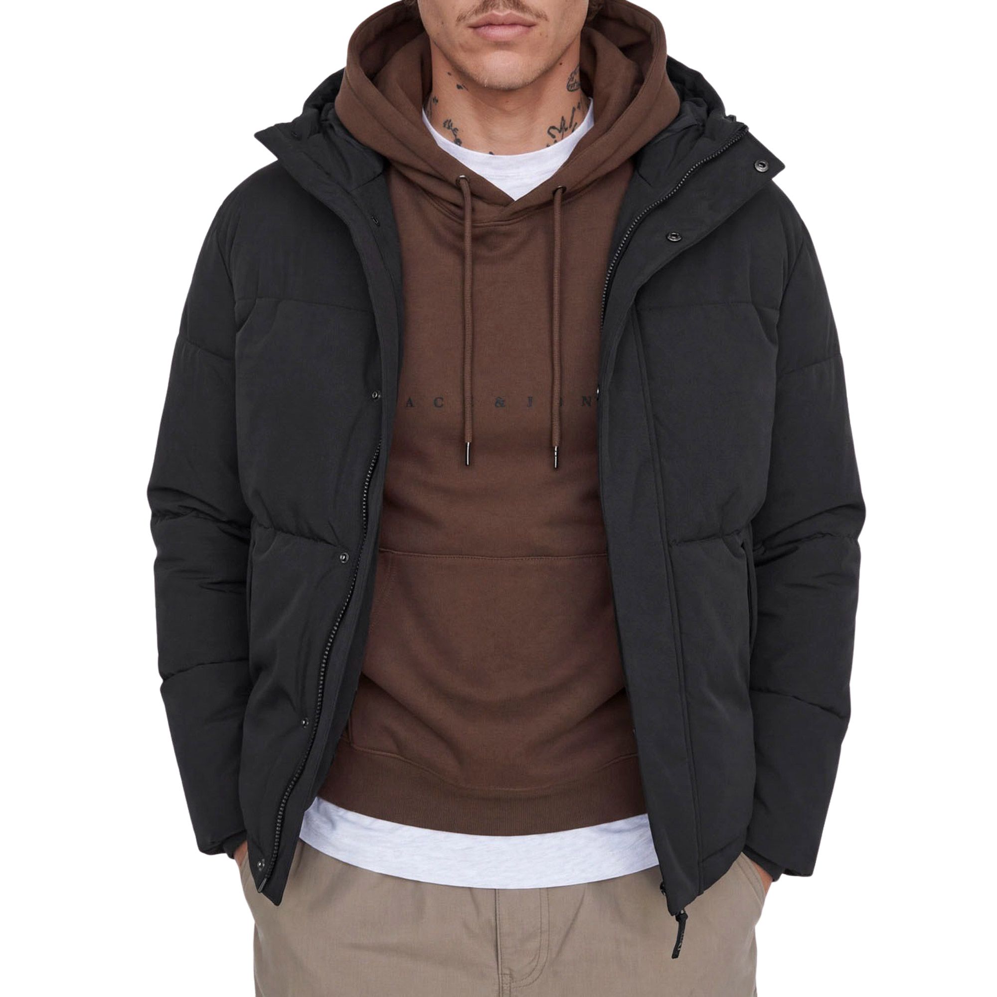 Jack & Jones Soho Puffer Hood Winterjacke Herren