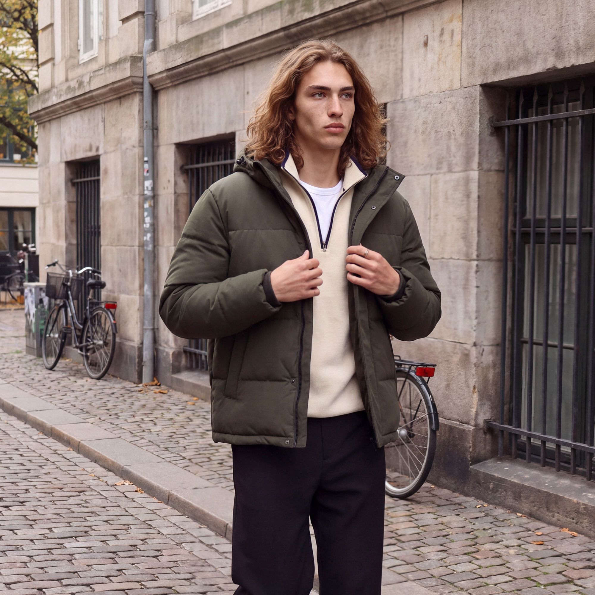 Jack & Jones Soho Puffer Hood Winterjacke Herren