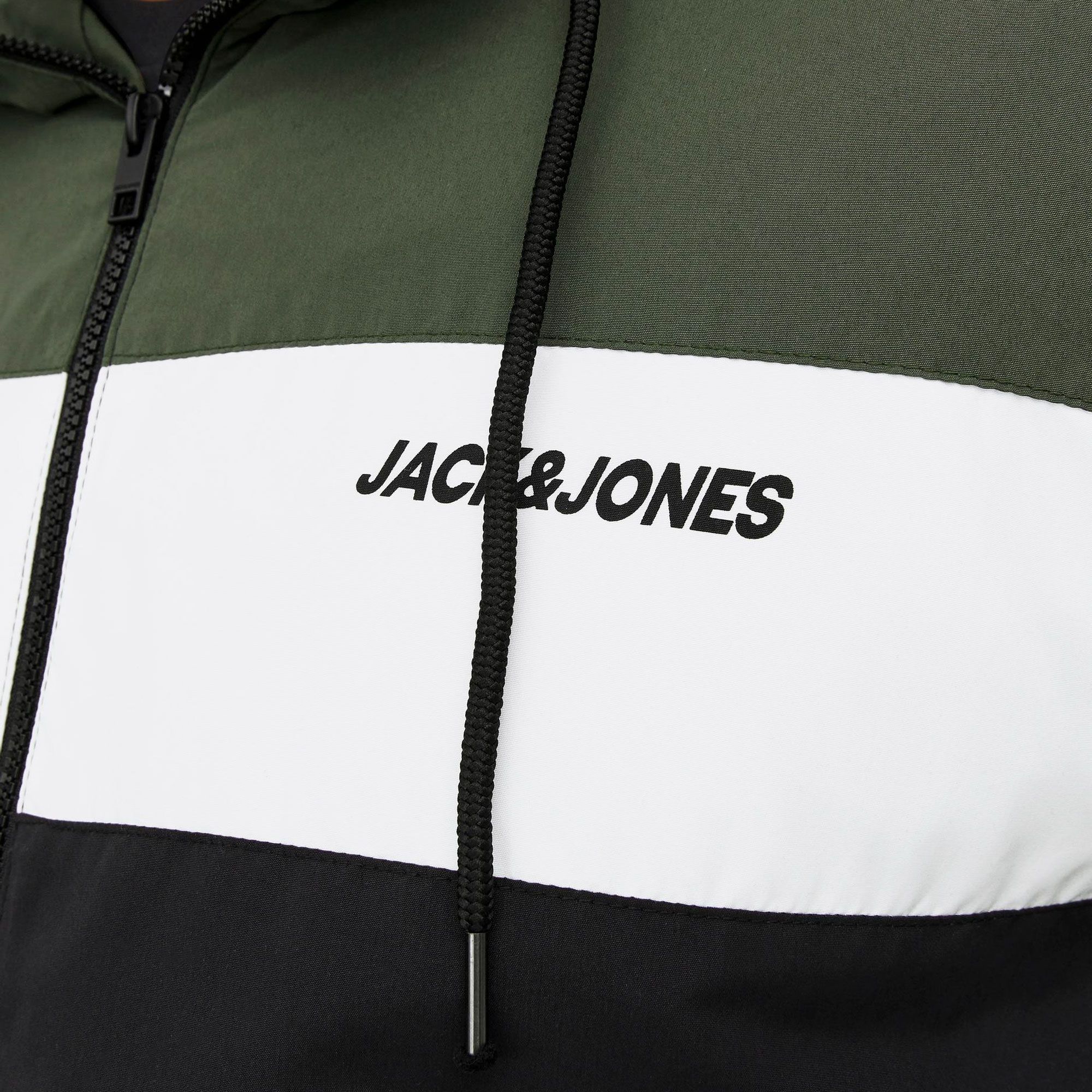 Jack & Jones Rush Blocking Hood Bomber Jacke Herren (Übergröße)