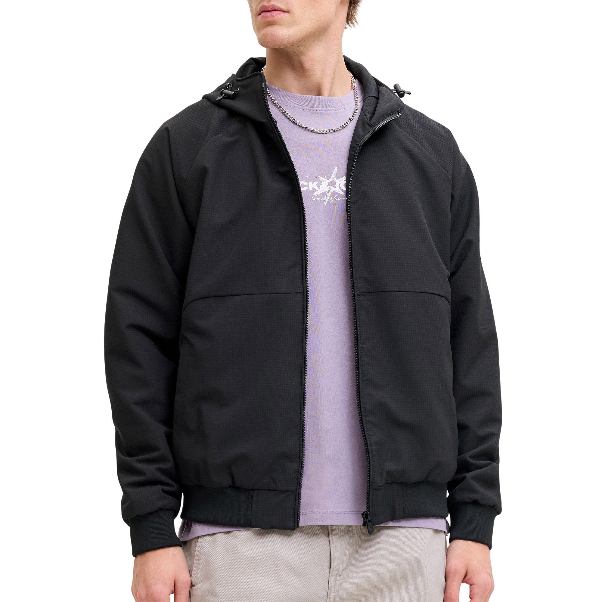 Jack & Jones Fusion Hooded Bomber Jack Heren