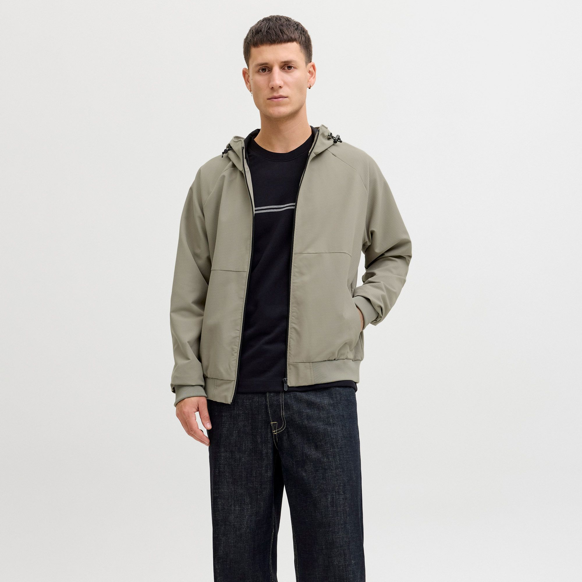 Jack & Jones Fusion Hooded Bomber Jack Heren