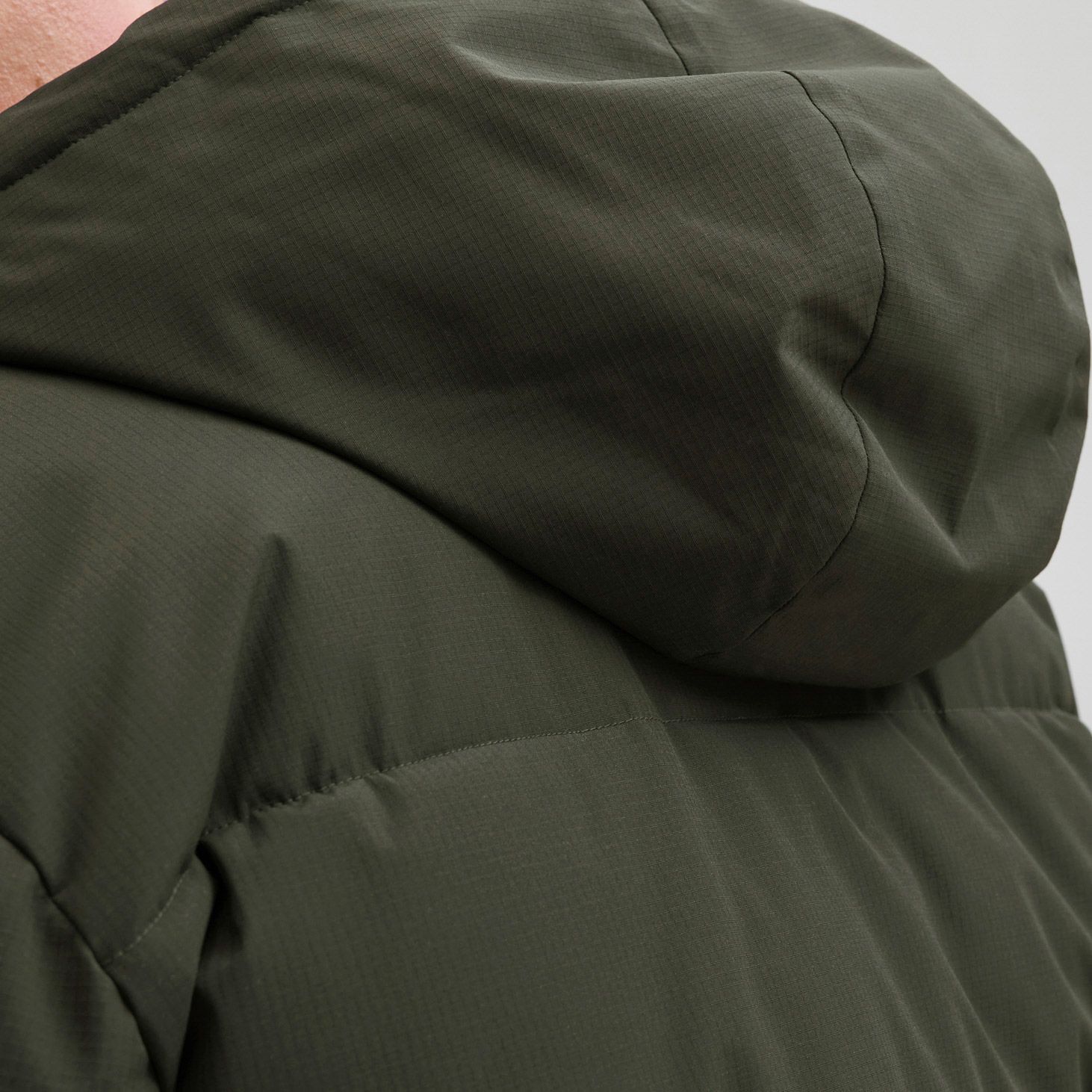 Jack & Jones Global Hooded Puffer Winterjas Heren (plussize)
