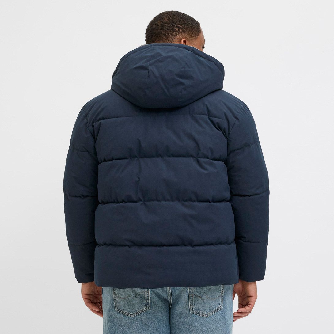 Jack & Jones Global Hooded Puffer Winterjas Heren (plussize)