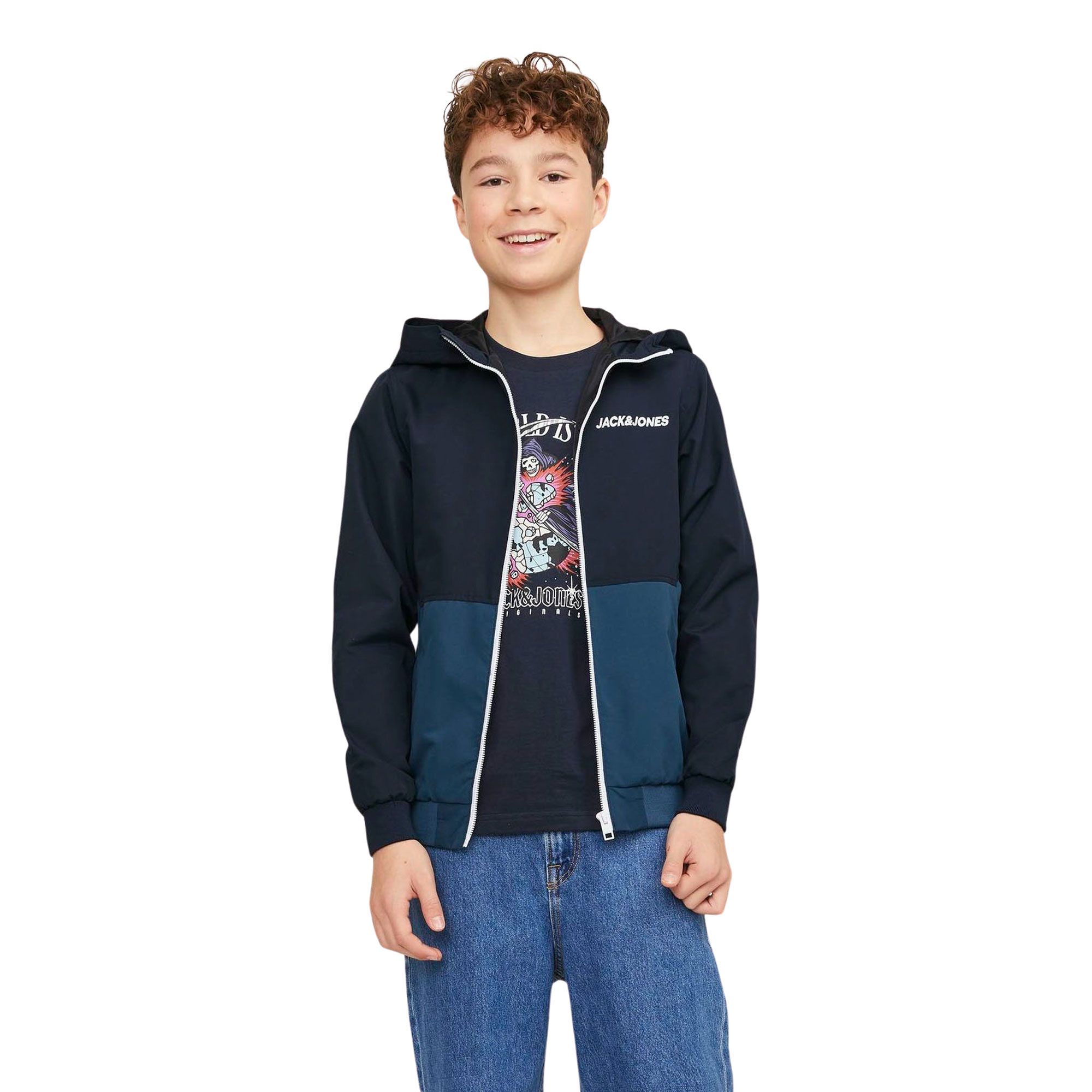 Jack & Jones Essentials Rush Blocking Hooded Bomber Jack Junior