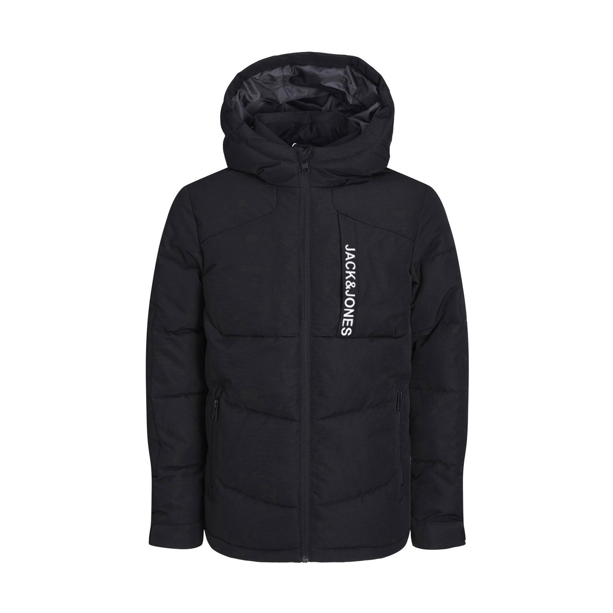 JACK & JONES Junior Doorgestikte jas Wilson grijs goedkoop kopen