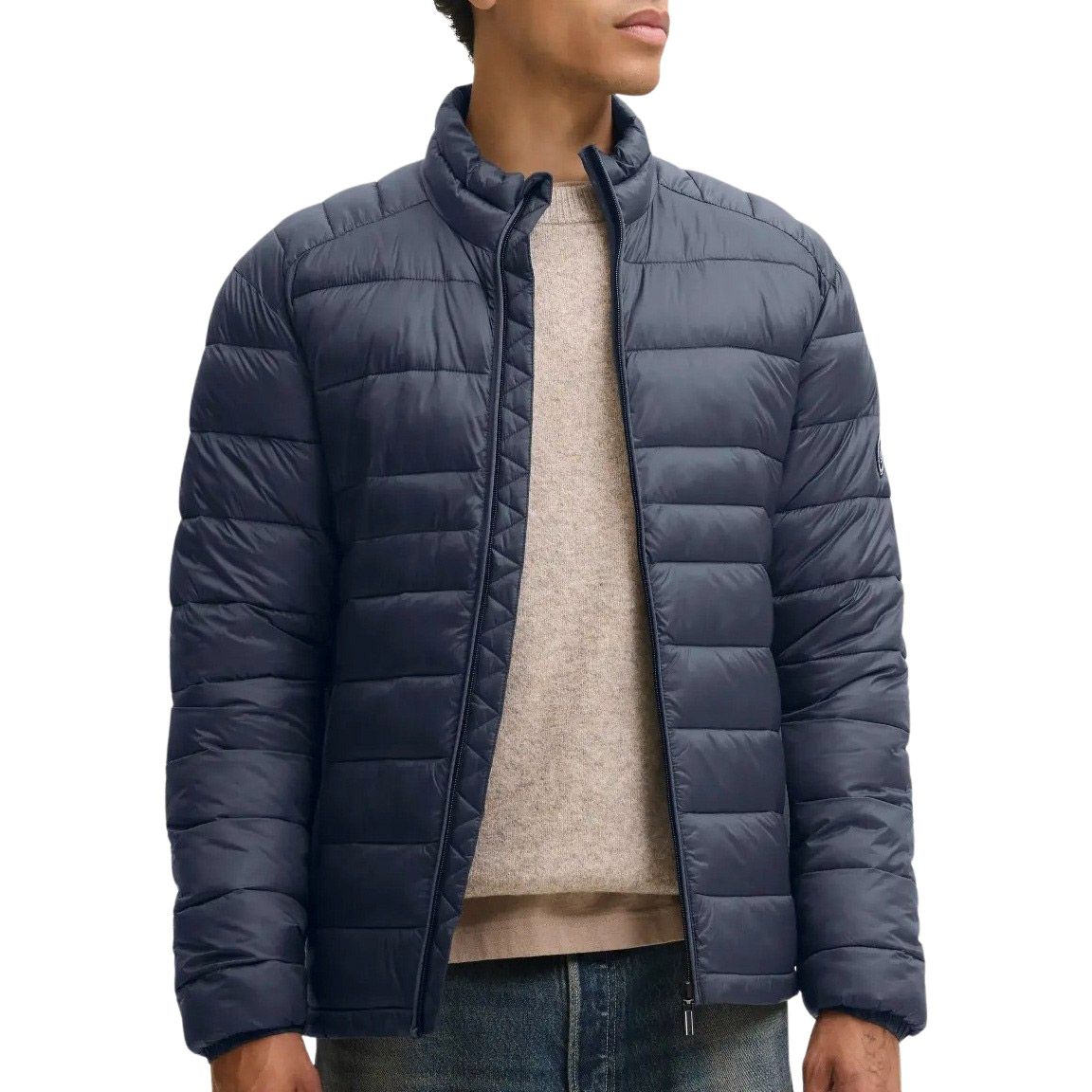 Jack &amp; Jones Kingsley Light Collar Puffer Jas Heren