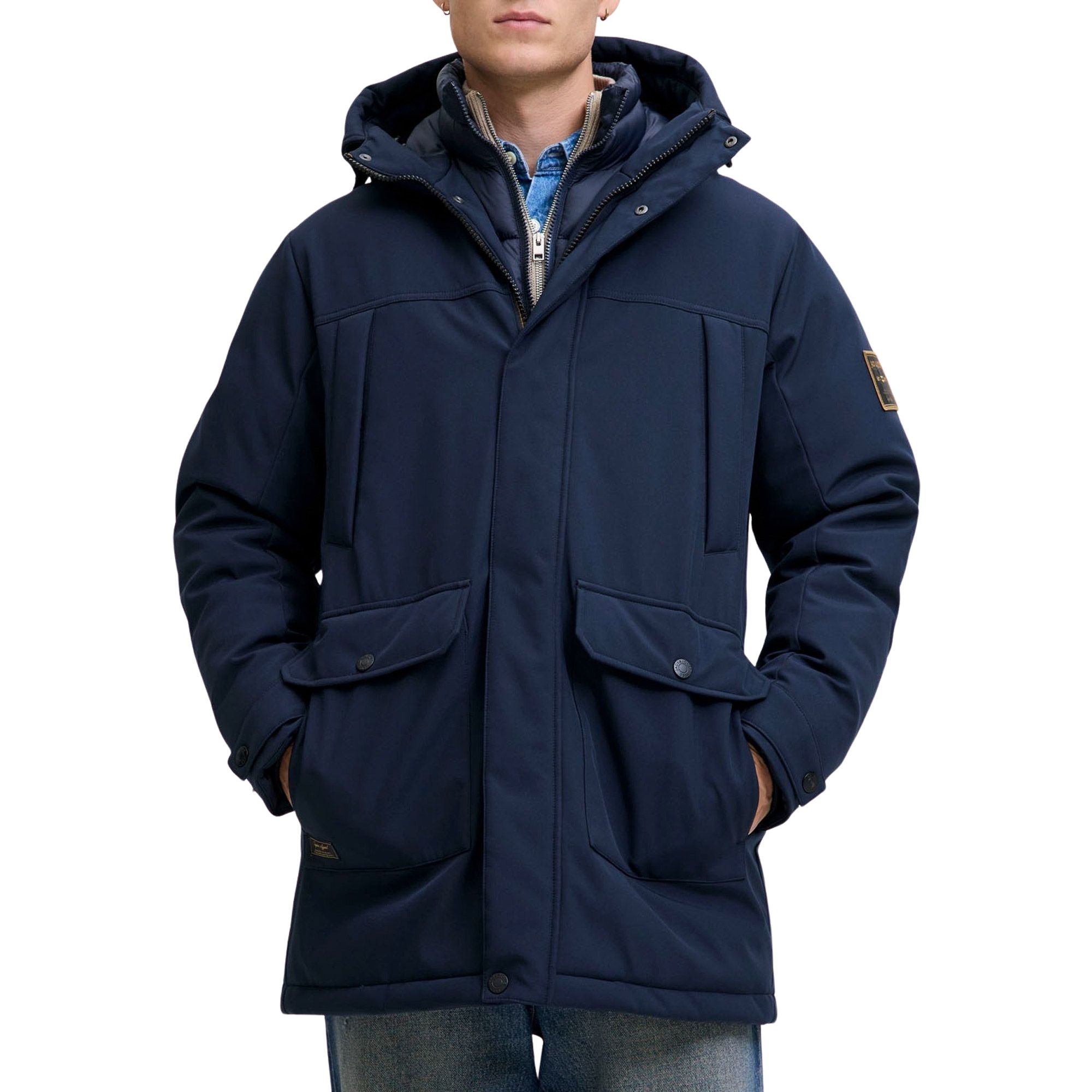 Veste Softshell Jack & Jones Pour Homme - Coupe Classique, Coupe-vent, Décontractée