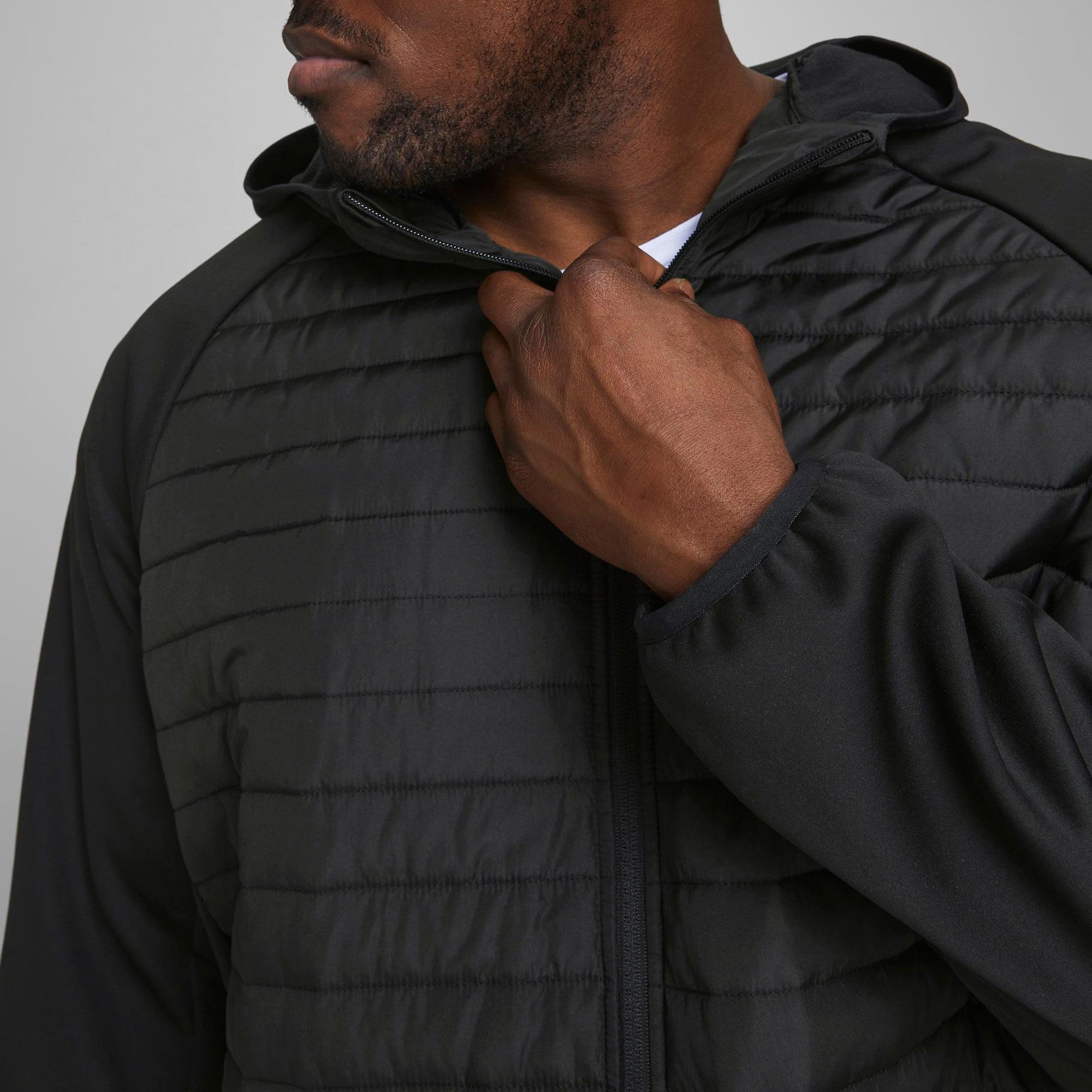 Jack & Jones Multi Quilted Jas Heren (plussize)