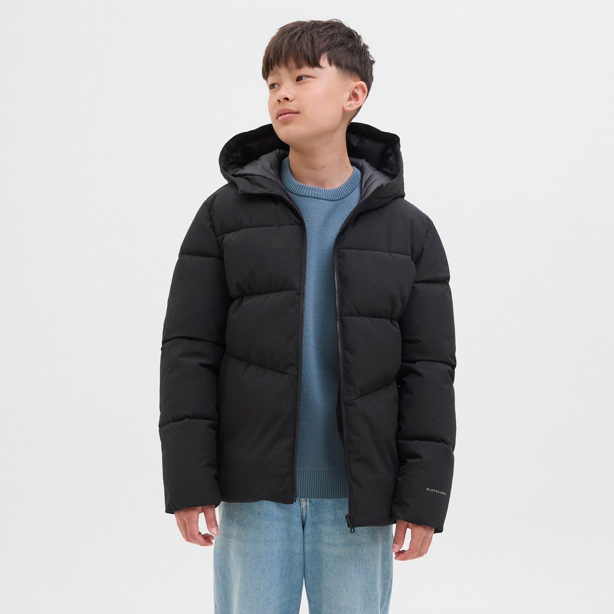 Jack & Jones Global Hooded Puffer Winterjas Junior