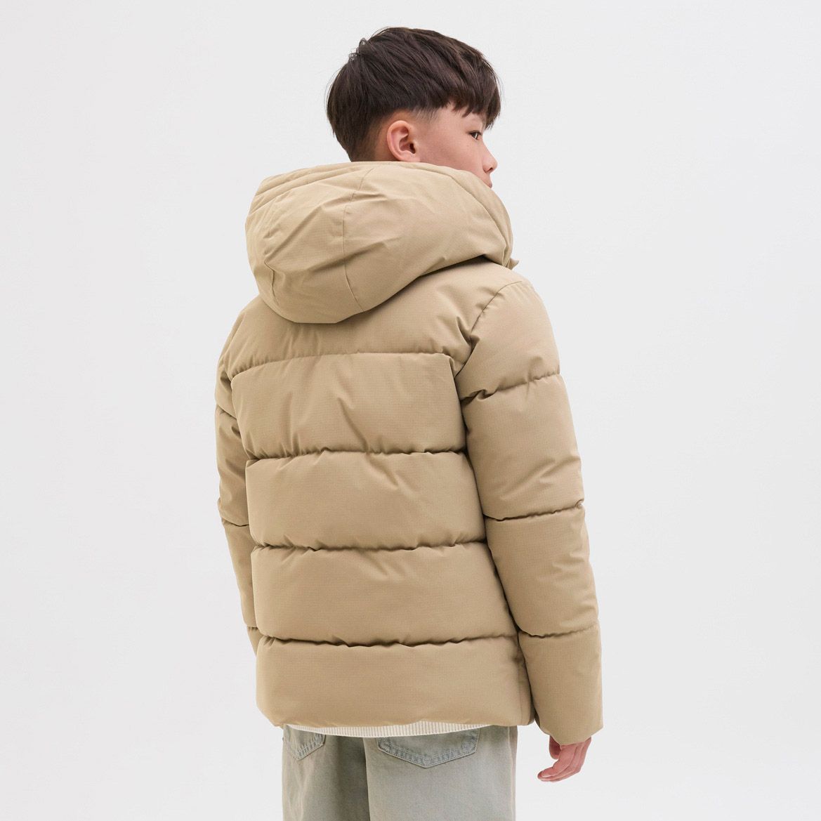 Jack & Jones Global Hooded Puffer Winterjas Junior