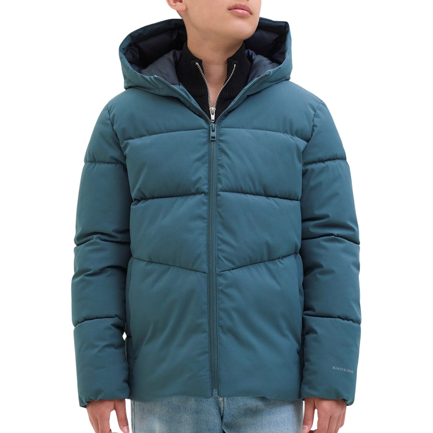 Jack & Jones Global Hooded Puffer Winterjas Junior
