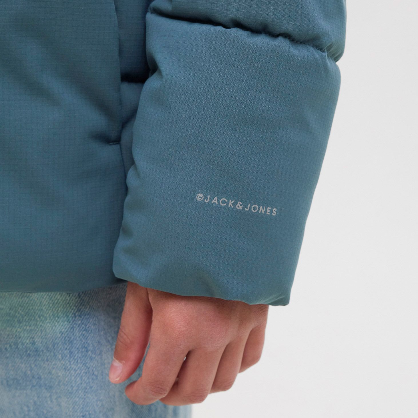 Jack & Jones Global Hooded Puffer Winterjas Junior
