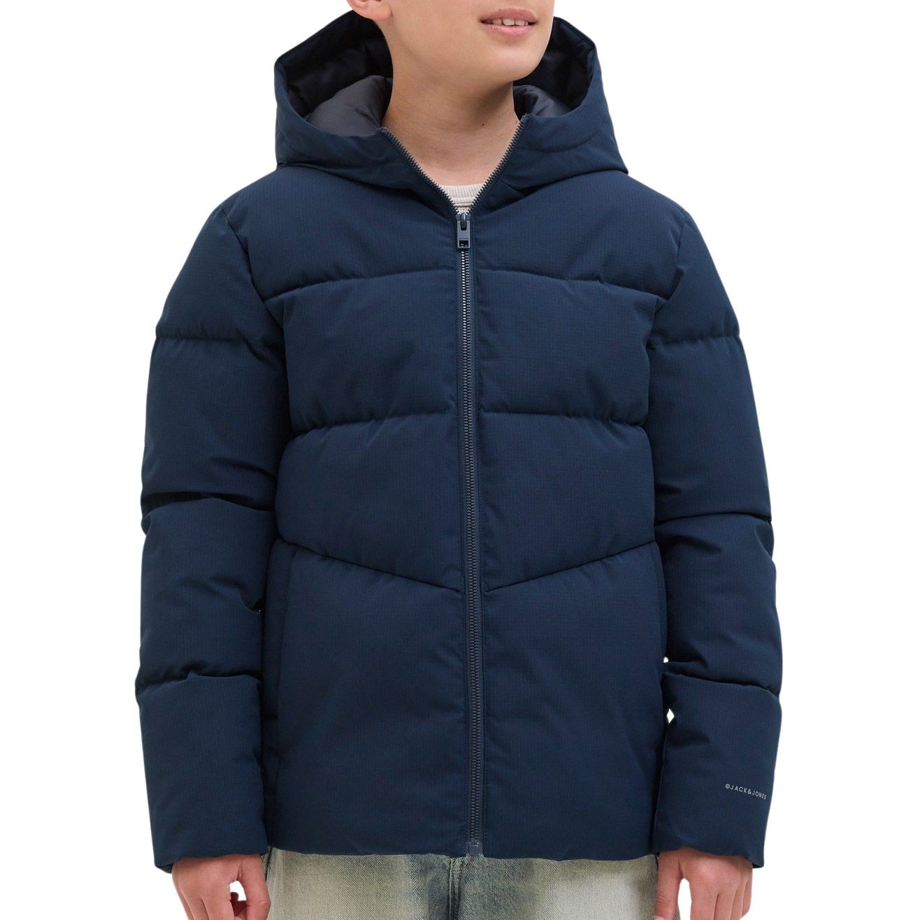 Jack & Jones Global Hooded Puffer Winterjas Junior