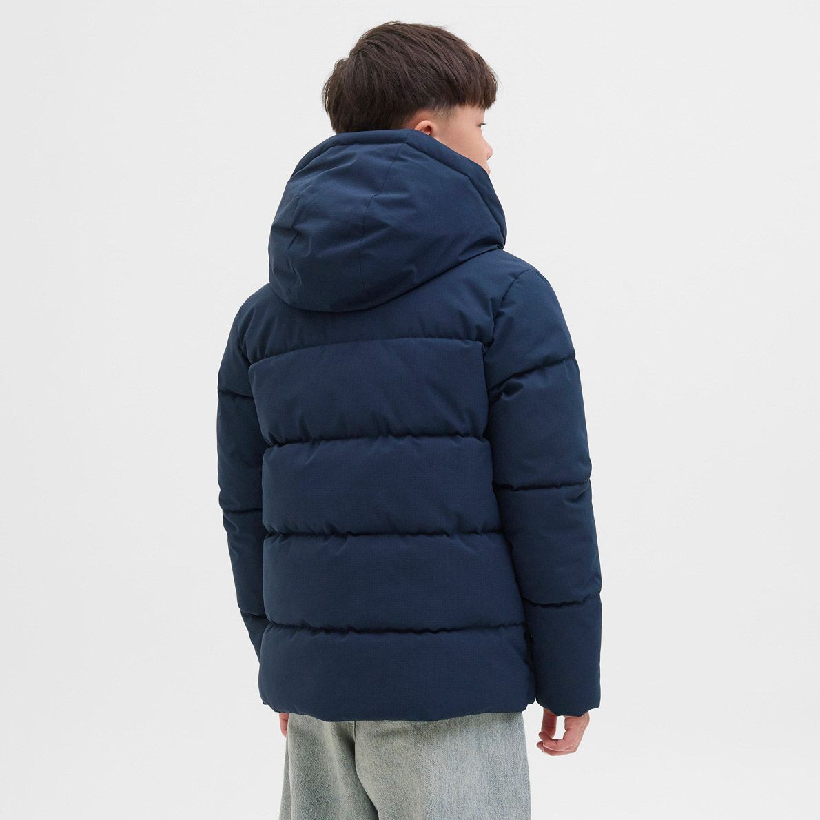 Jack & Jones Global Hooded Puffer Winterjas Junior