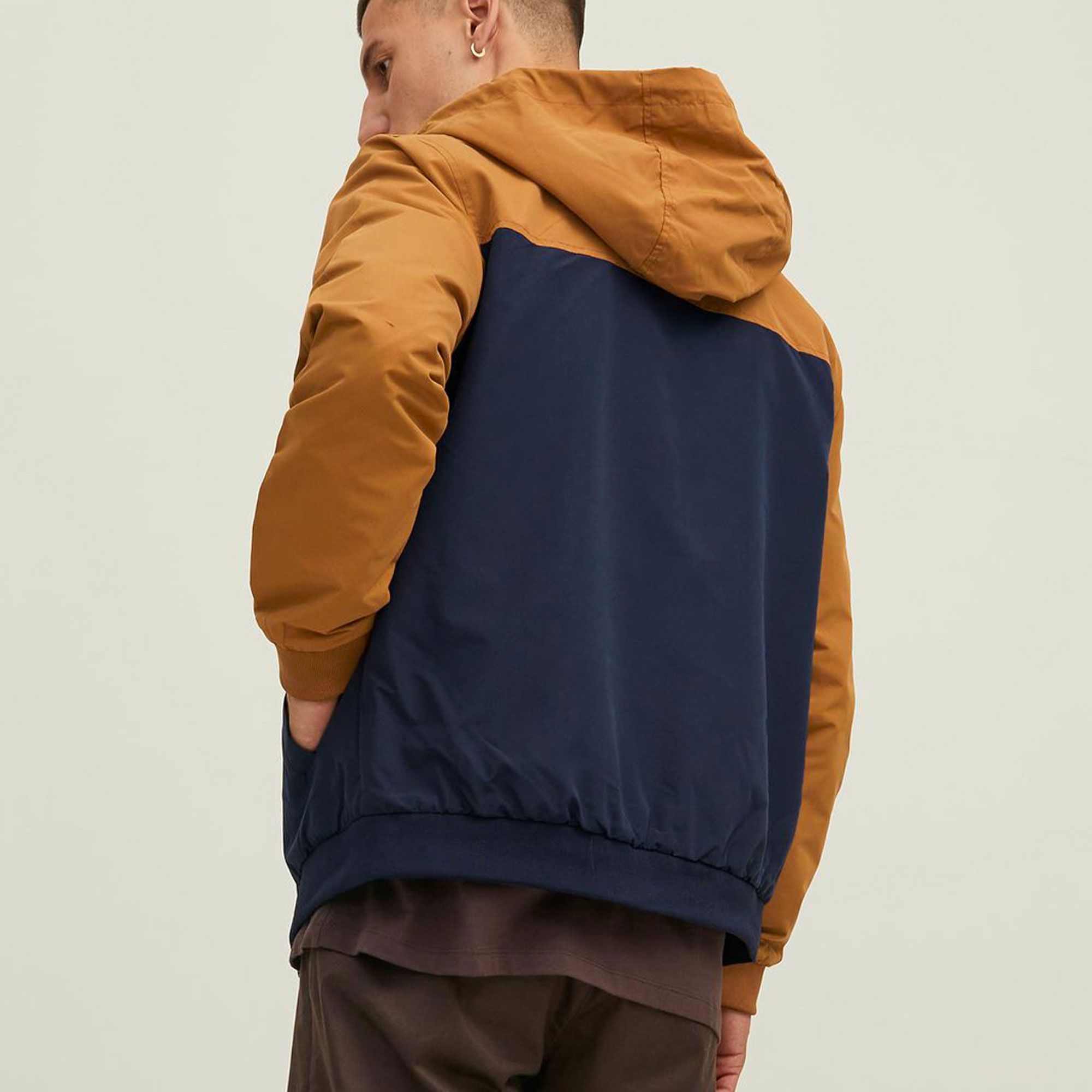 Jack & Jones Rush Blocking Hood Bomber Jack Heren