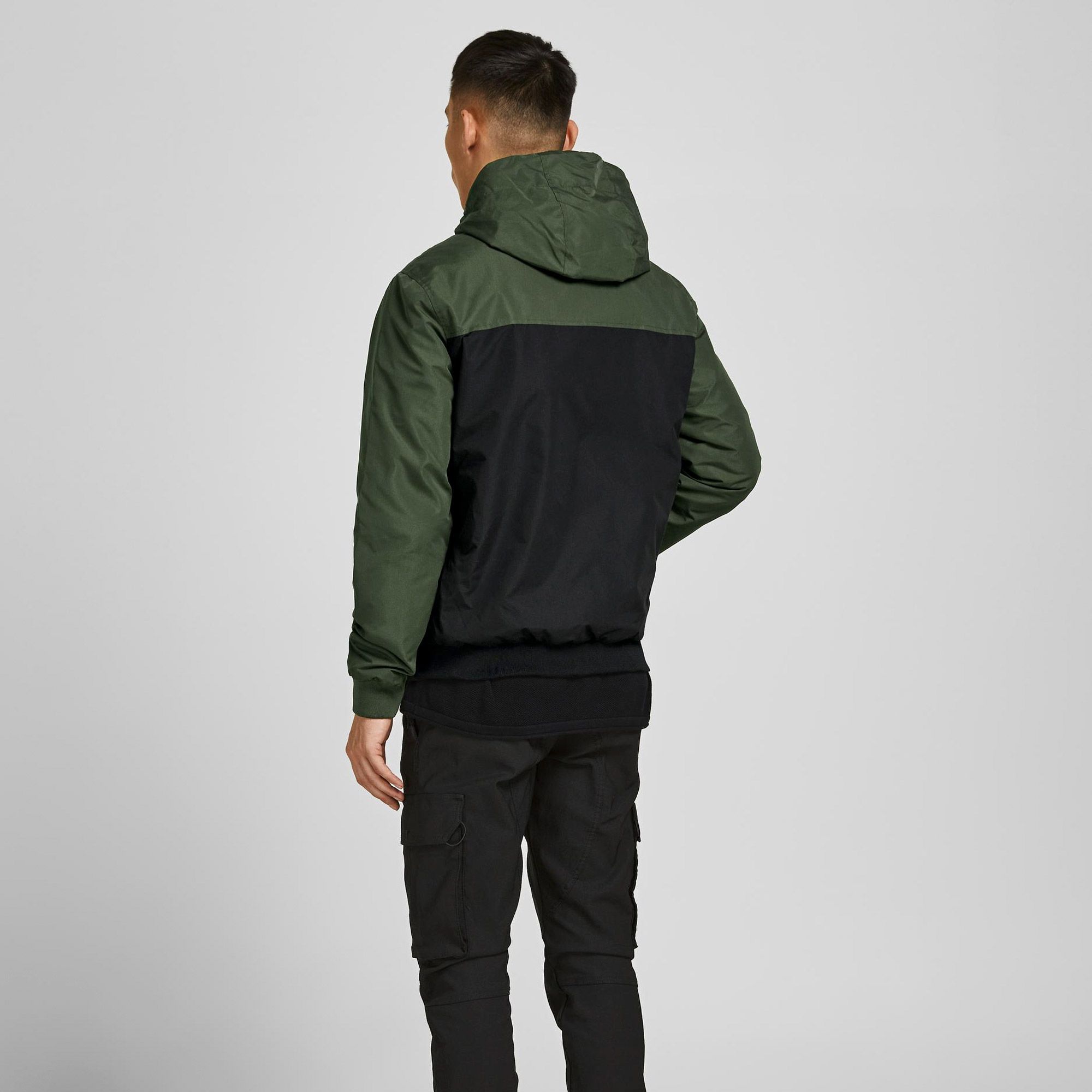 Jack & Jones Rush Blocking Hood Bomber Jack Heren