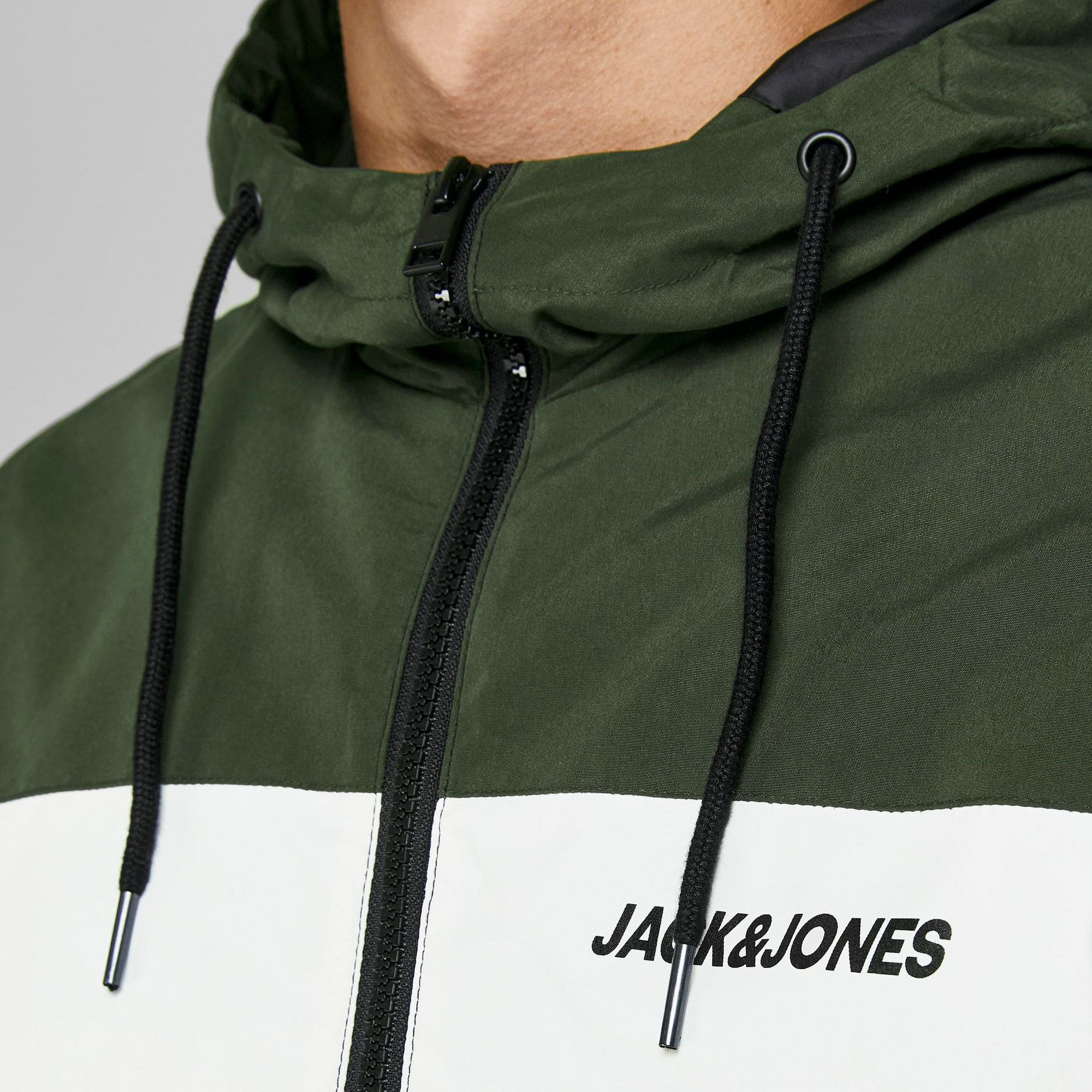 Jack & Jones Rush Blocking Hood Bomber Jack Heren