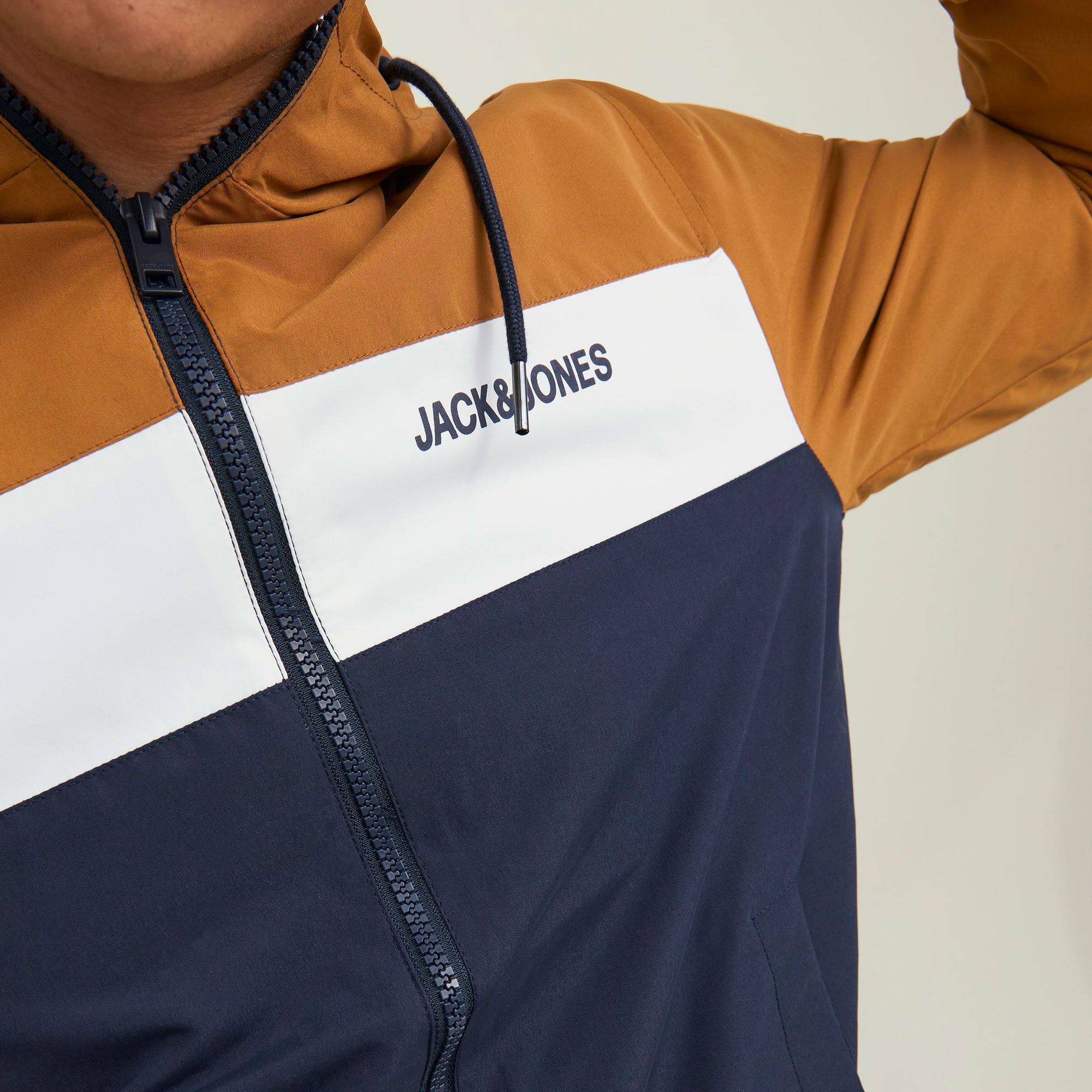 Jack & Jones Rush Blocking Hood Bomber Jack Heren
