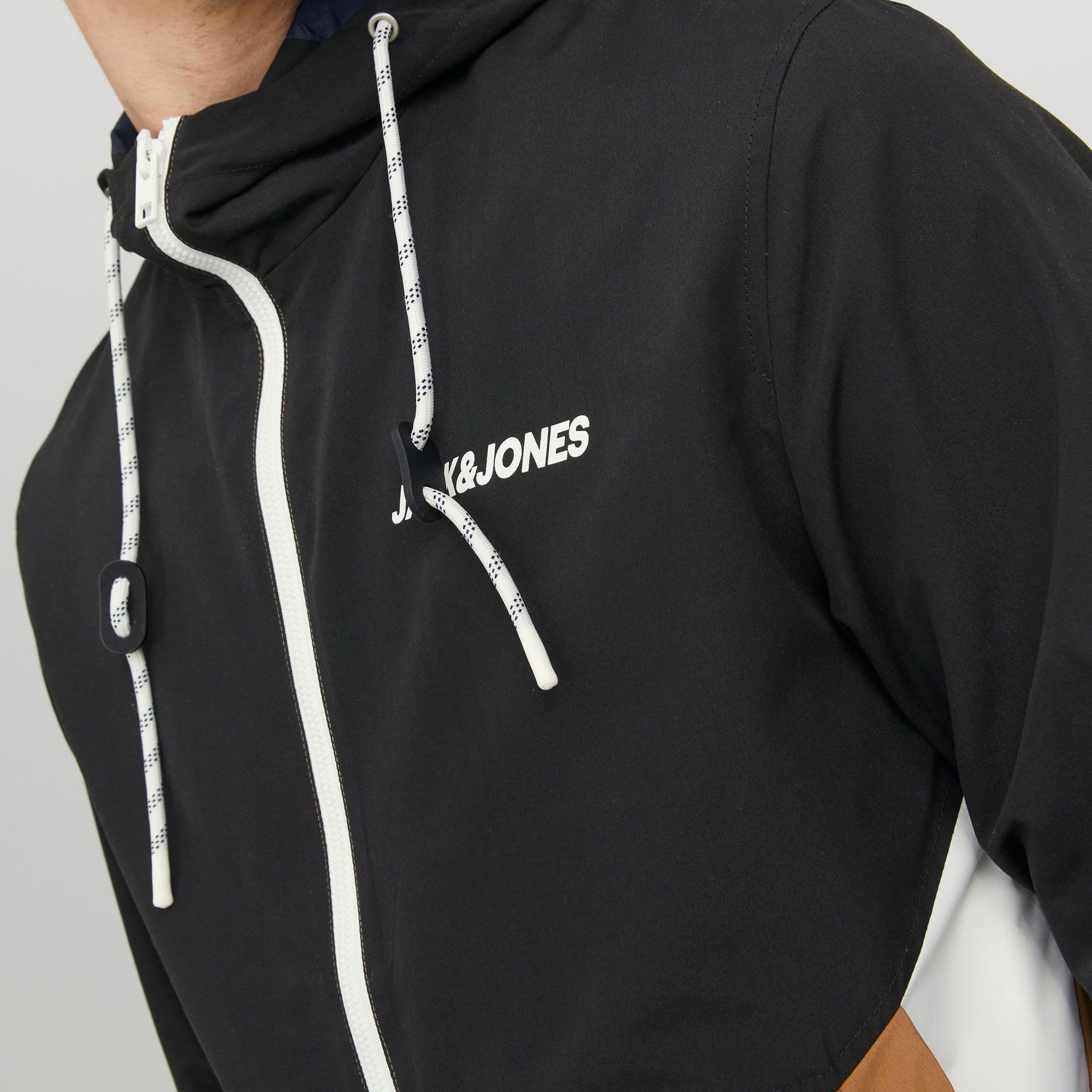 Jack & Jones Rush Blocking Hood Bomber Jack Heren