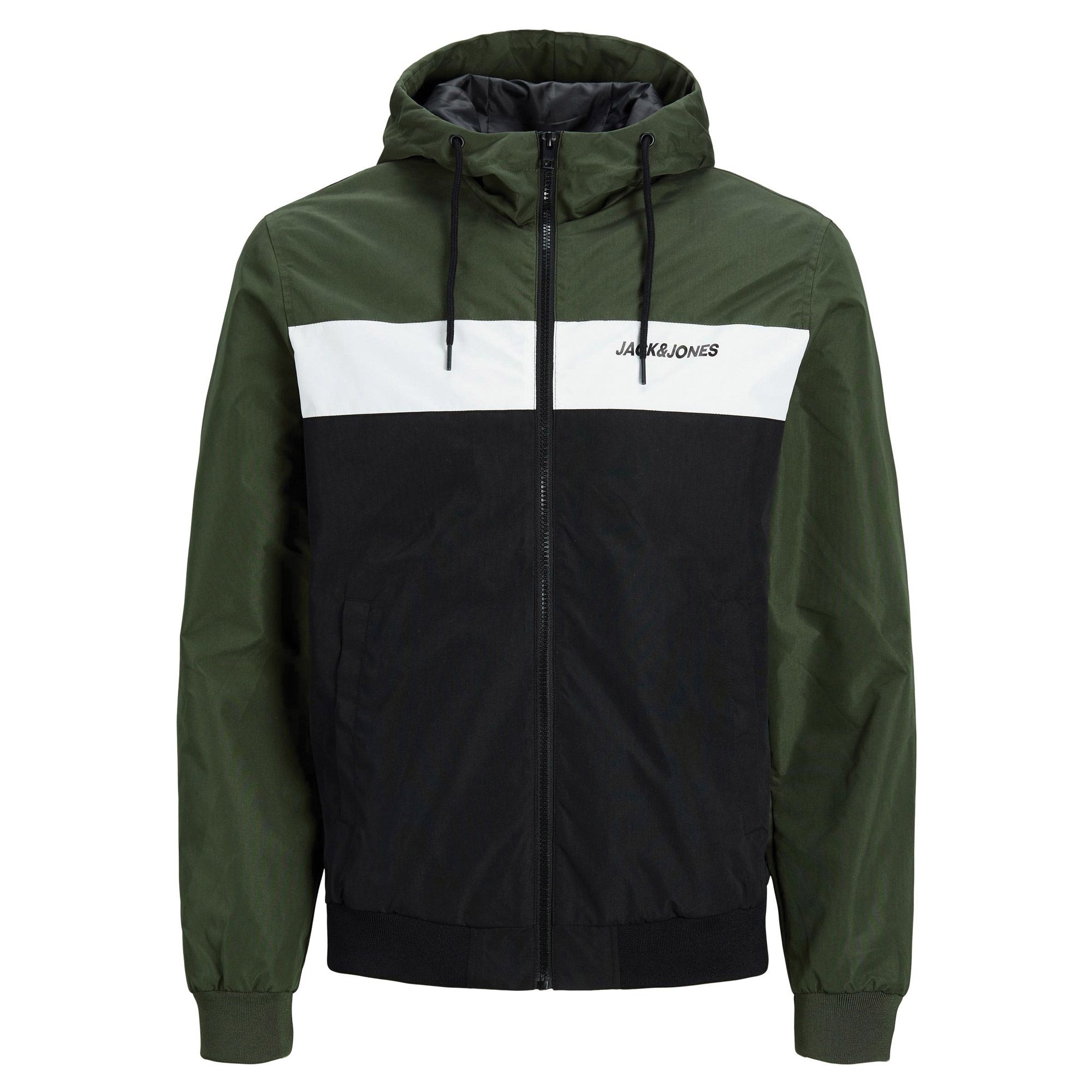 Jack & Jones Rush Blocking Hood Bomber Jack Heren