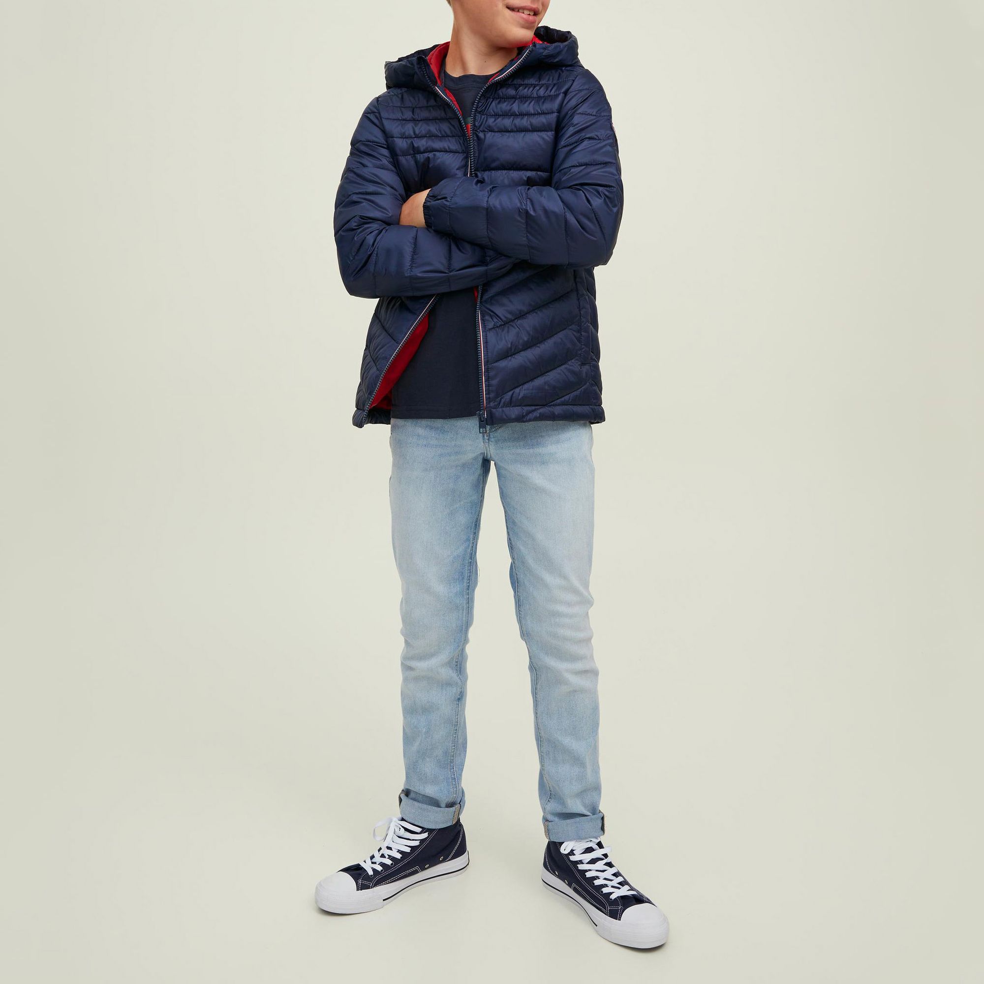 Jack & Jones Hero Puffer Hood Jas Junior