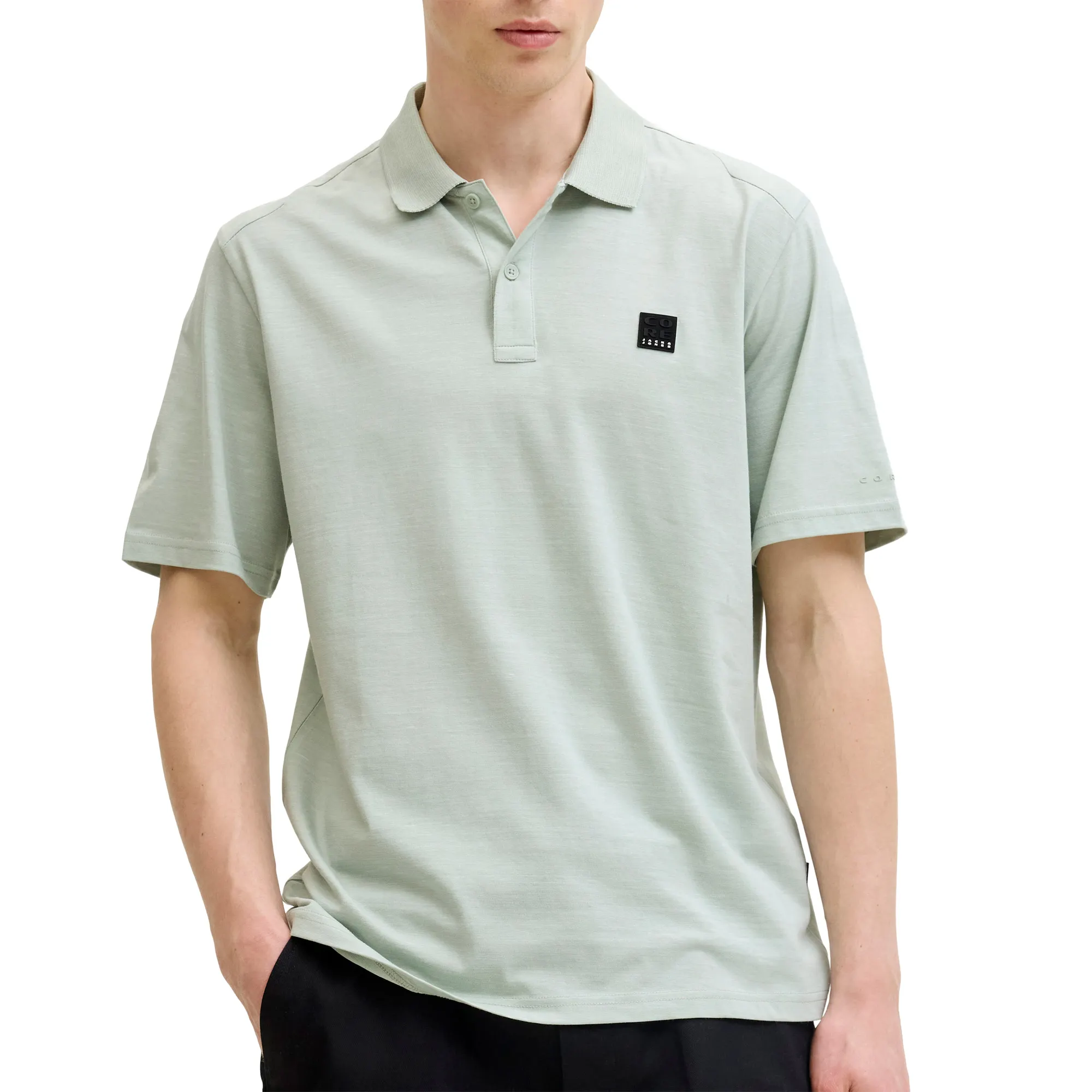 Jack & Jones Puffer Crew Neck SS Polo Heren