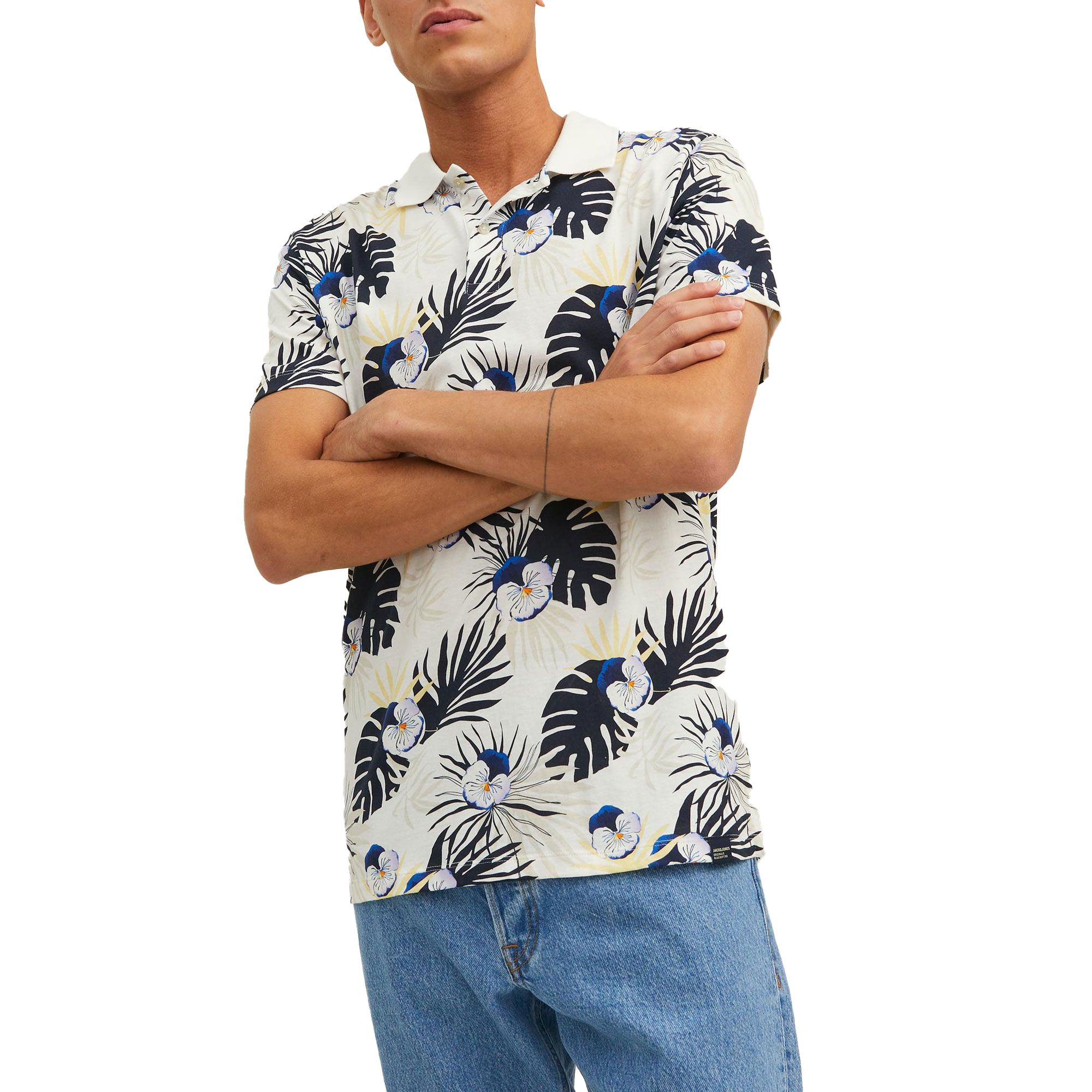 Jack & Jones Originals Tulum AOP Poloshirt Herren