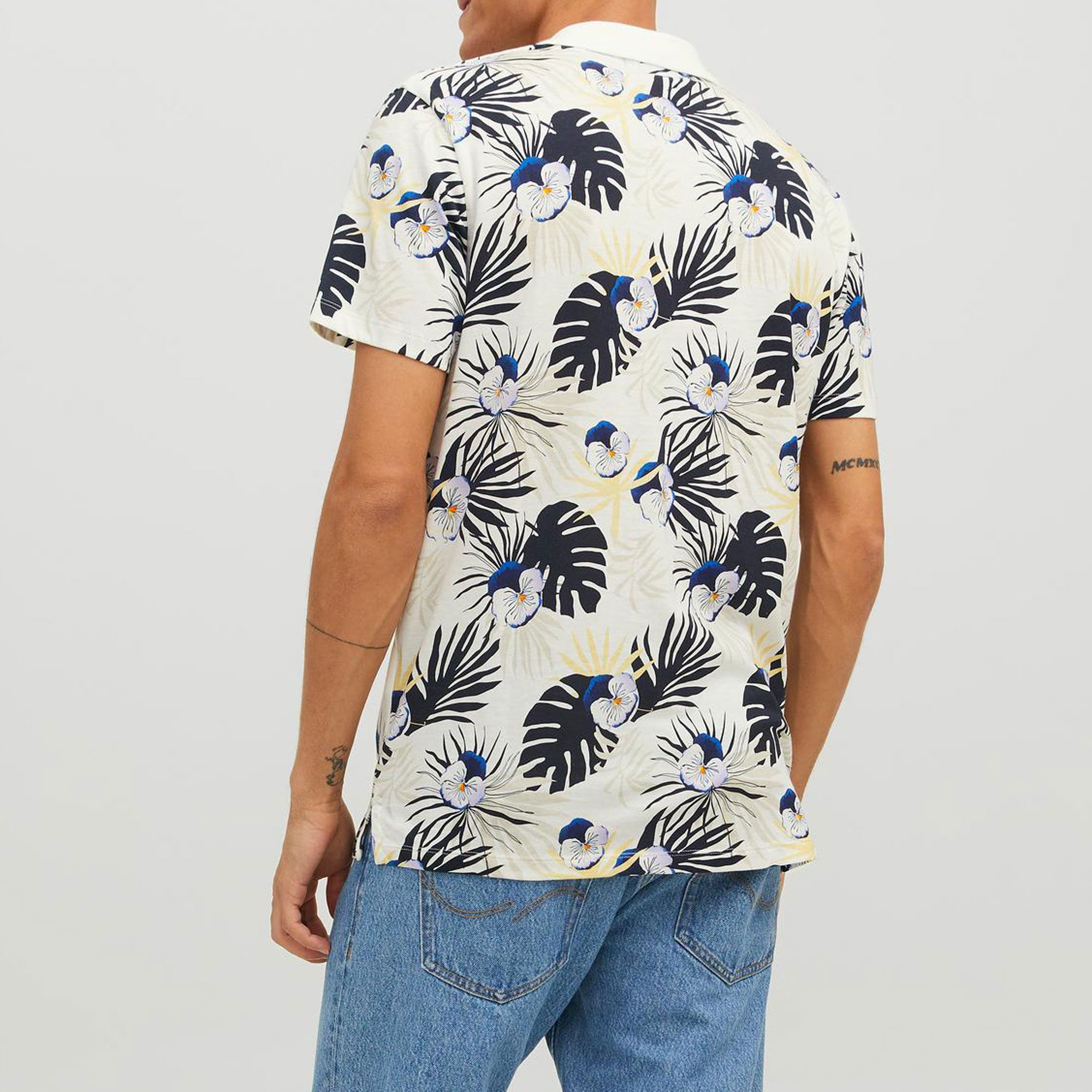 Jack & Jones Originals Tulum AOP Poloshirt Herren