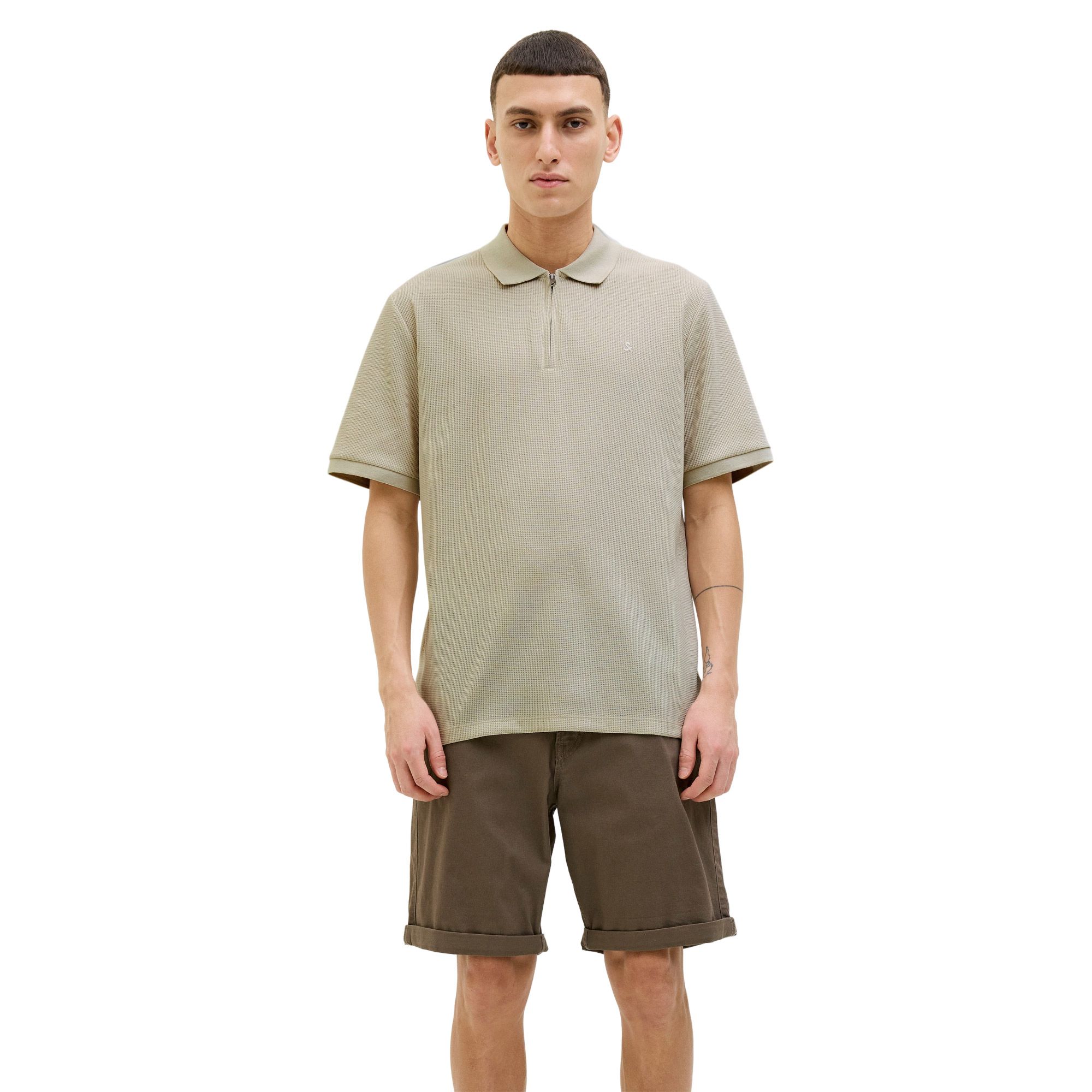 Jack & Jones Austin Zip Polo Heren