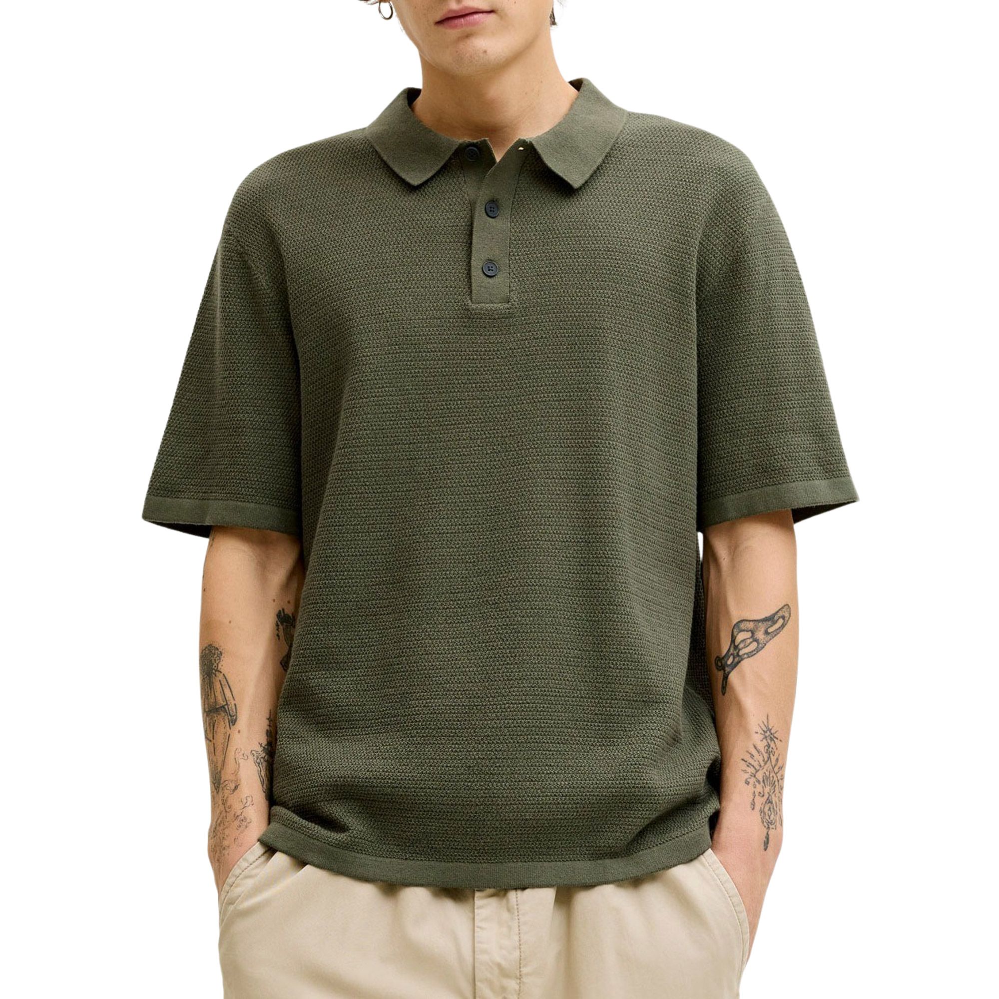 Jack &amp; Jones George Knit Polo Heren