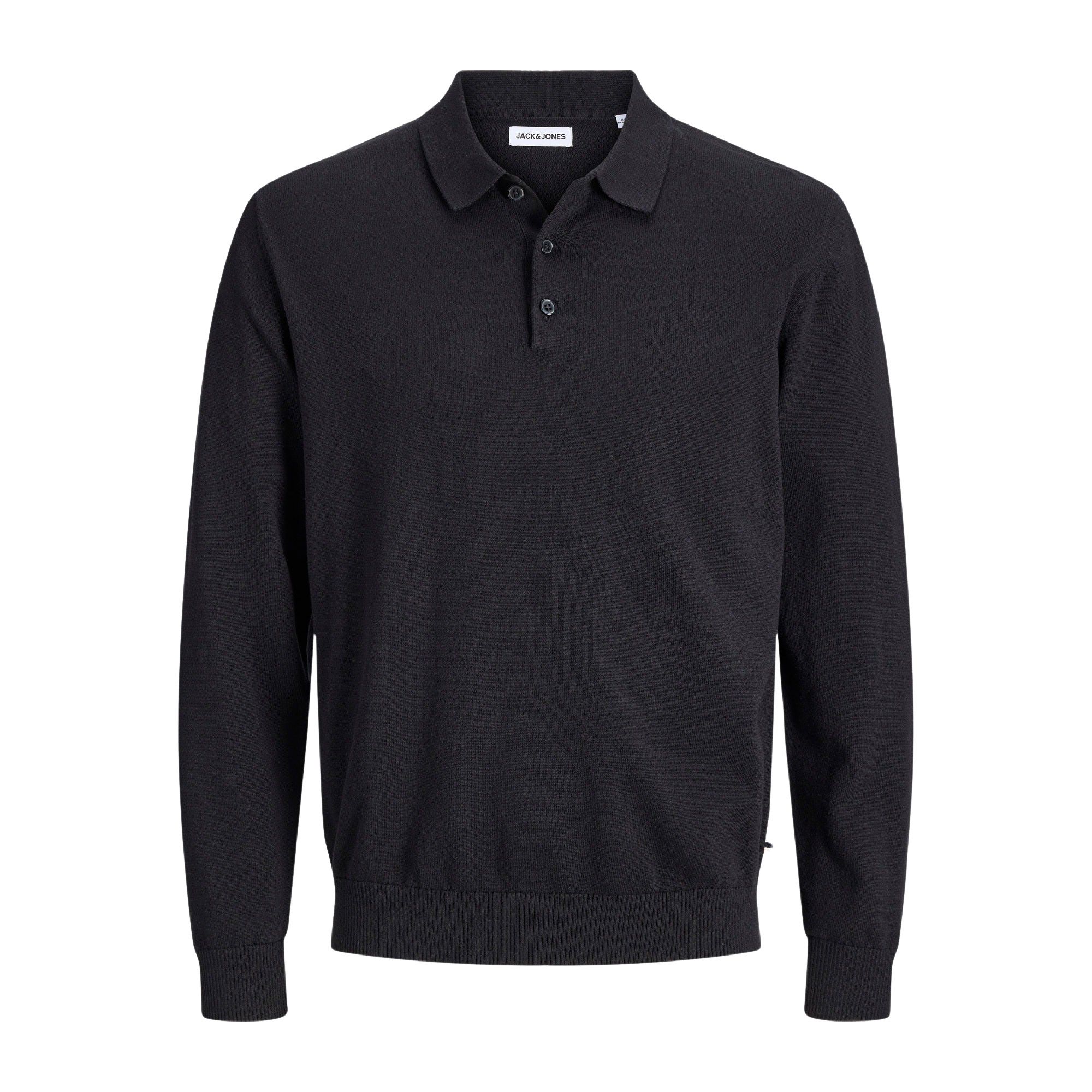 Jack & Jones Basic Knit LS Polo Heren (plussize)