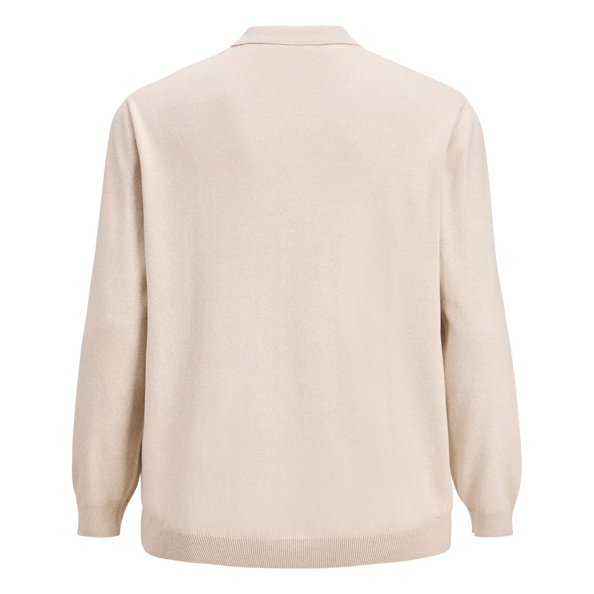 Jack & Jones Basic Knit LS Polo Heren (plussize)