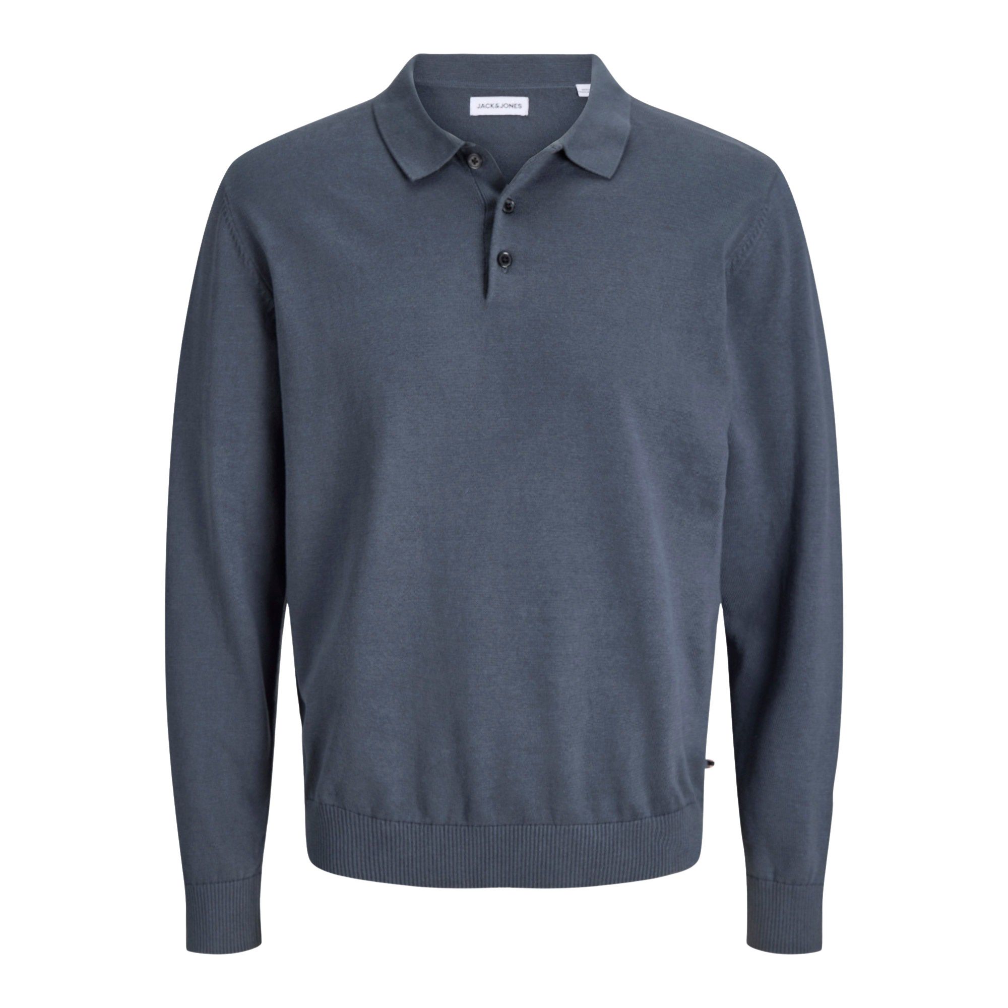 Jack & Jones Basic Knit LS Polo Heren (plussize)