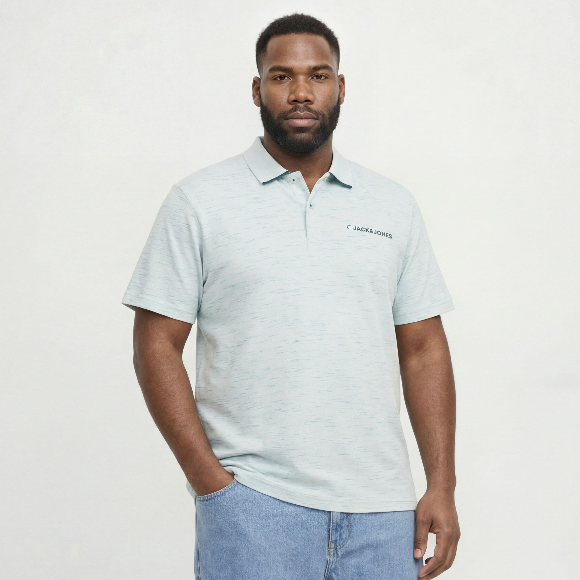 Jack & Jones Logan Inject Polo Heren (plussize)